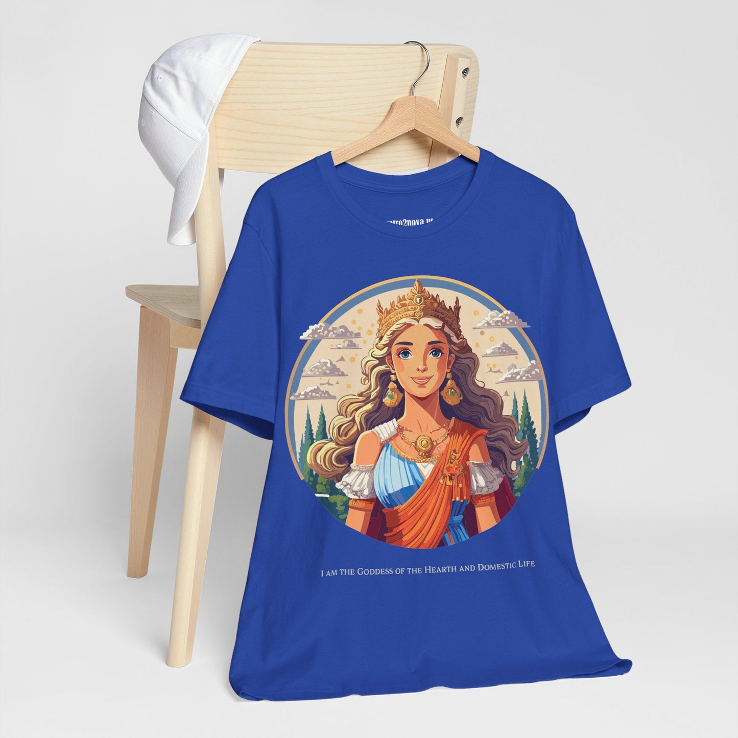 Goddess Shirt Graphic Cotton T Shirt Unisex Short Sleeve Original Art By Retro2Nova
