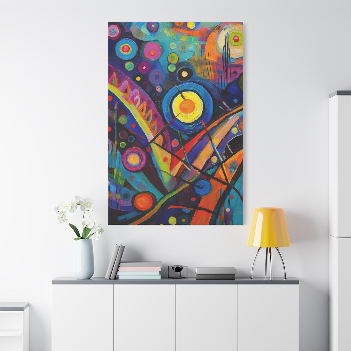 Abstract Oil Painting Print Canvas 20x24,20x30,24x30 24x32,24x36,30x40 32x48,36x48,40x60 Pine-Wood Inner Frame ABS-127