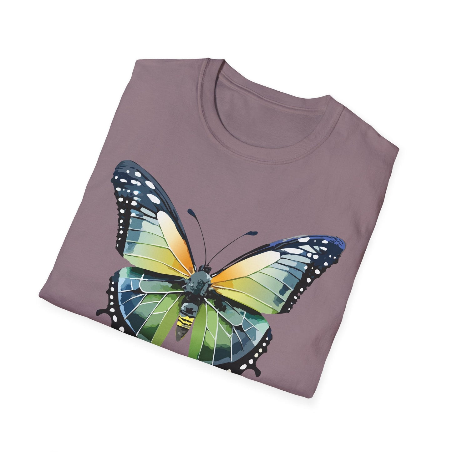 Butterfly Shirt Unisex Softstyle Gildan 64000 Monarch Butterfly Graphic Tee For Men And Women