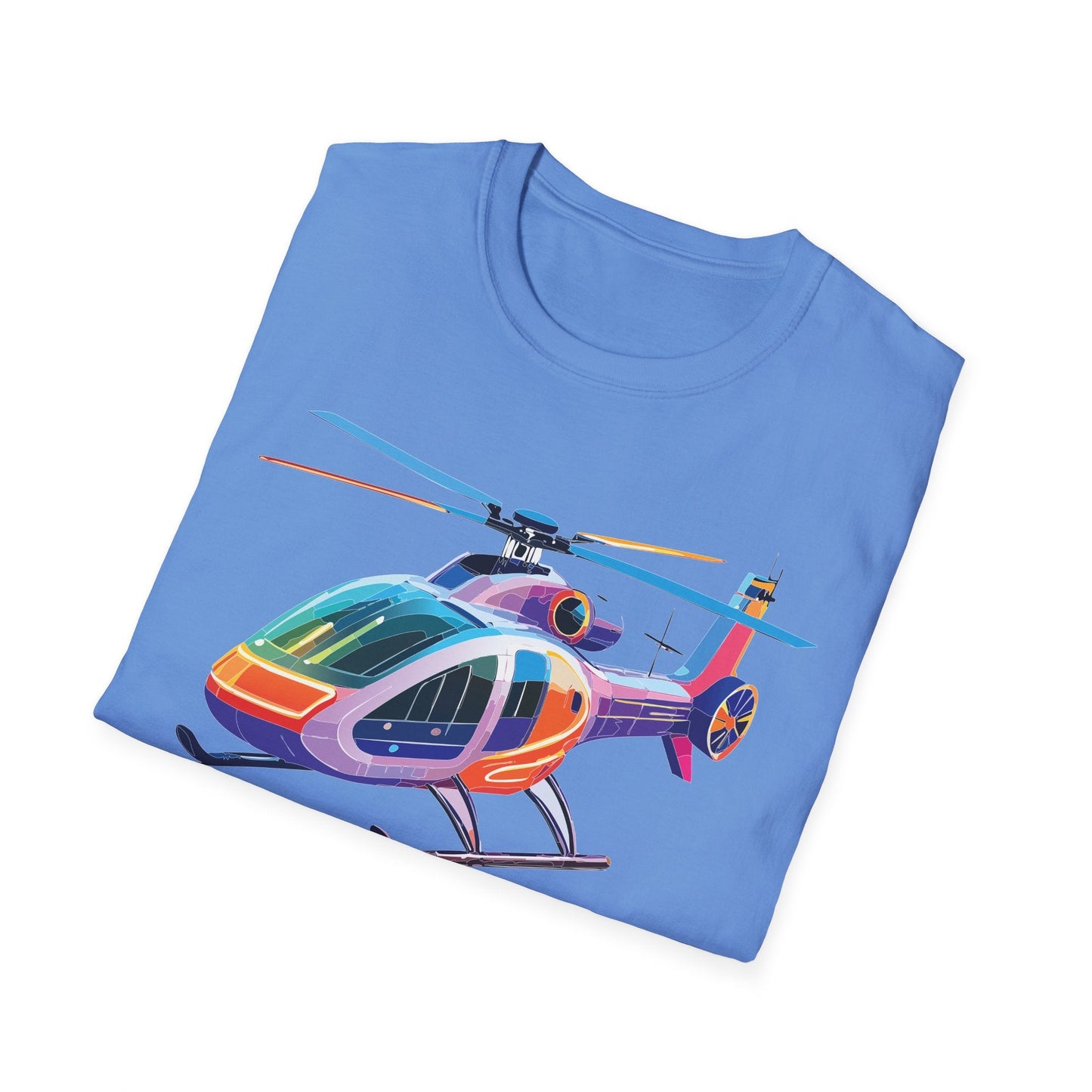 Chopper Helicopter Shirt Unisex T Shirt Softstyle 64000 100 Percent Ring Spun Cotton