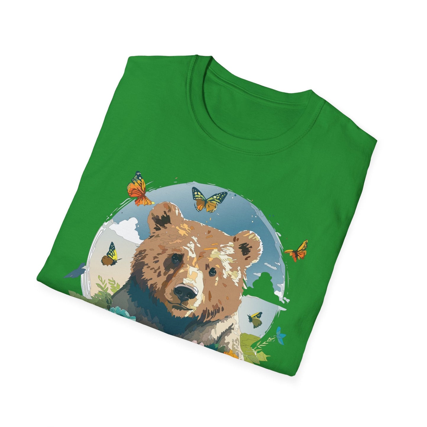 Bear T Shirt Unisex Teddy Bear Tee Softstyle 64000 Ring Spun Cotton Tee Lightweight Breathable