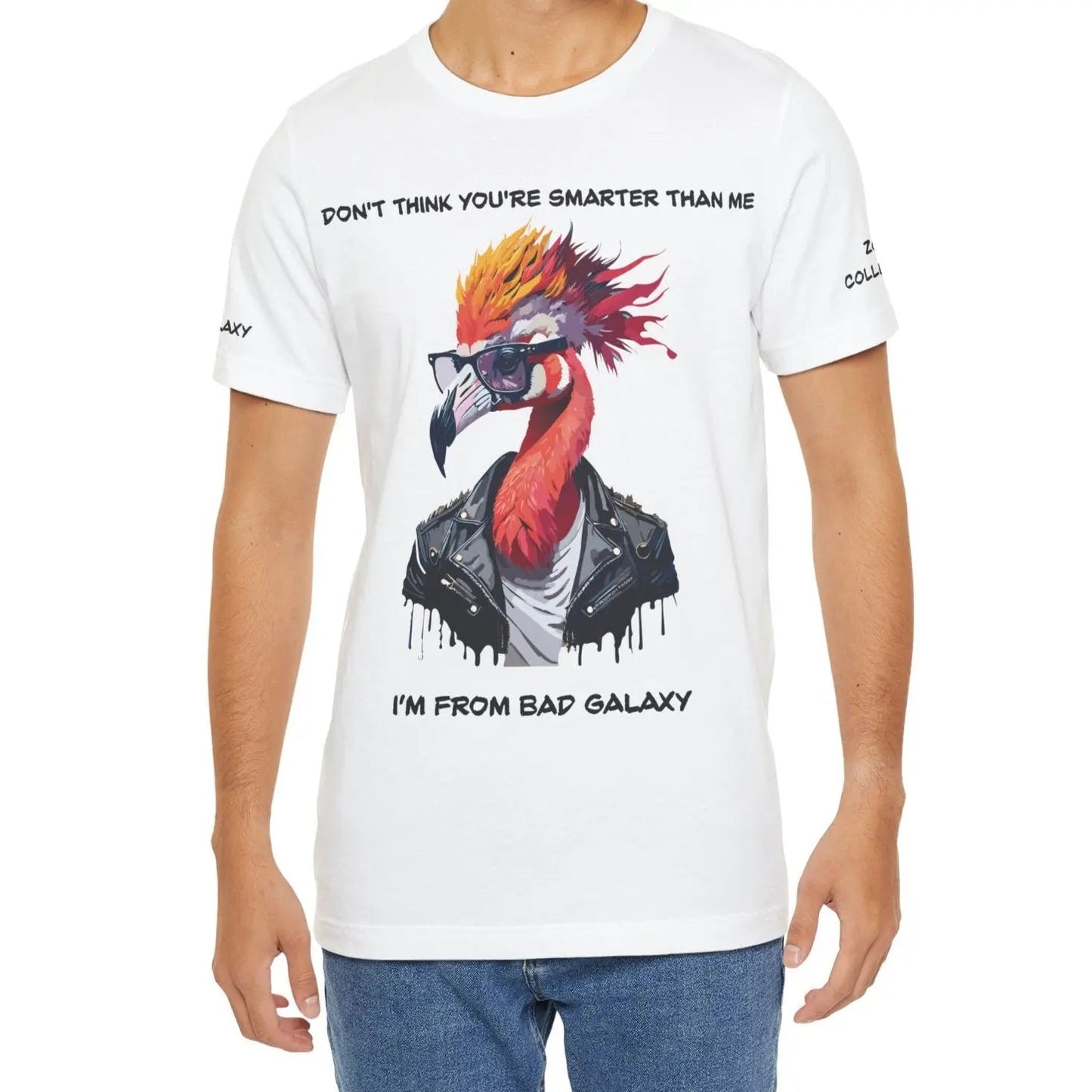 Animal T Shirt Made To Order In USA From Bad Galaxy With Eco Friendly Inks And 100 Percent Cotton