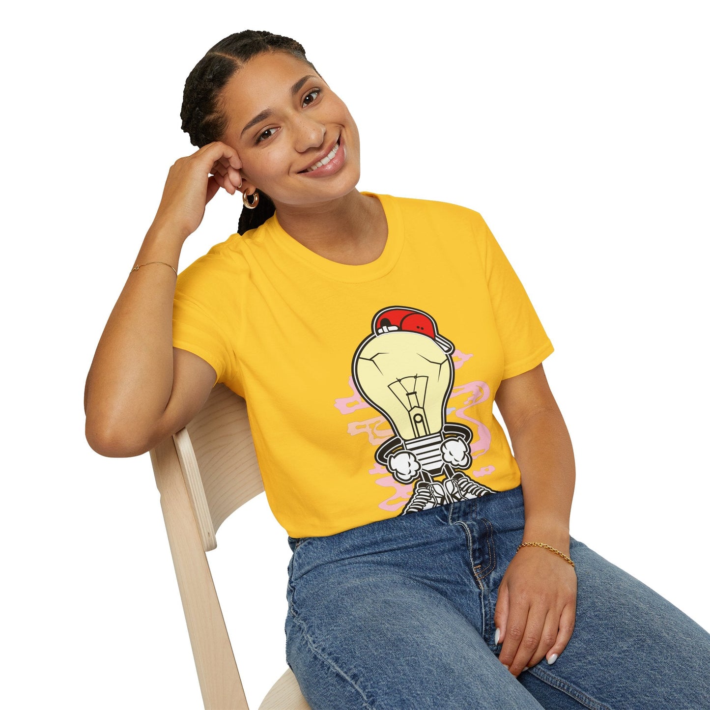 Cartoon T Shirt Animation Tee Funny Graphic Unisex Gildan Softstyle 64000 Cotton Tee