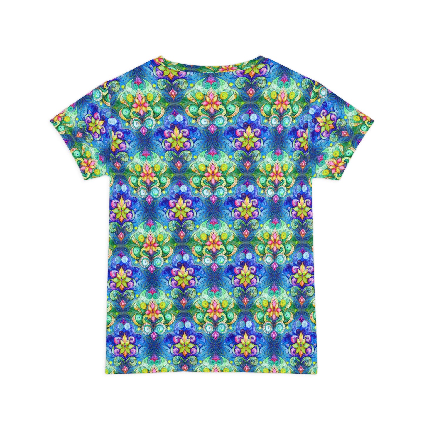 抽像印花襯衫，帶有抽象圖案的襯衫