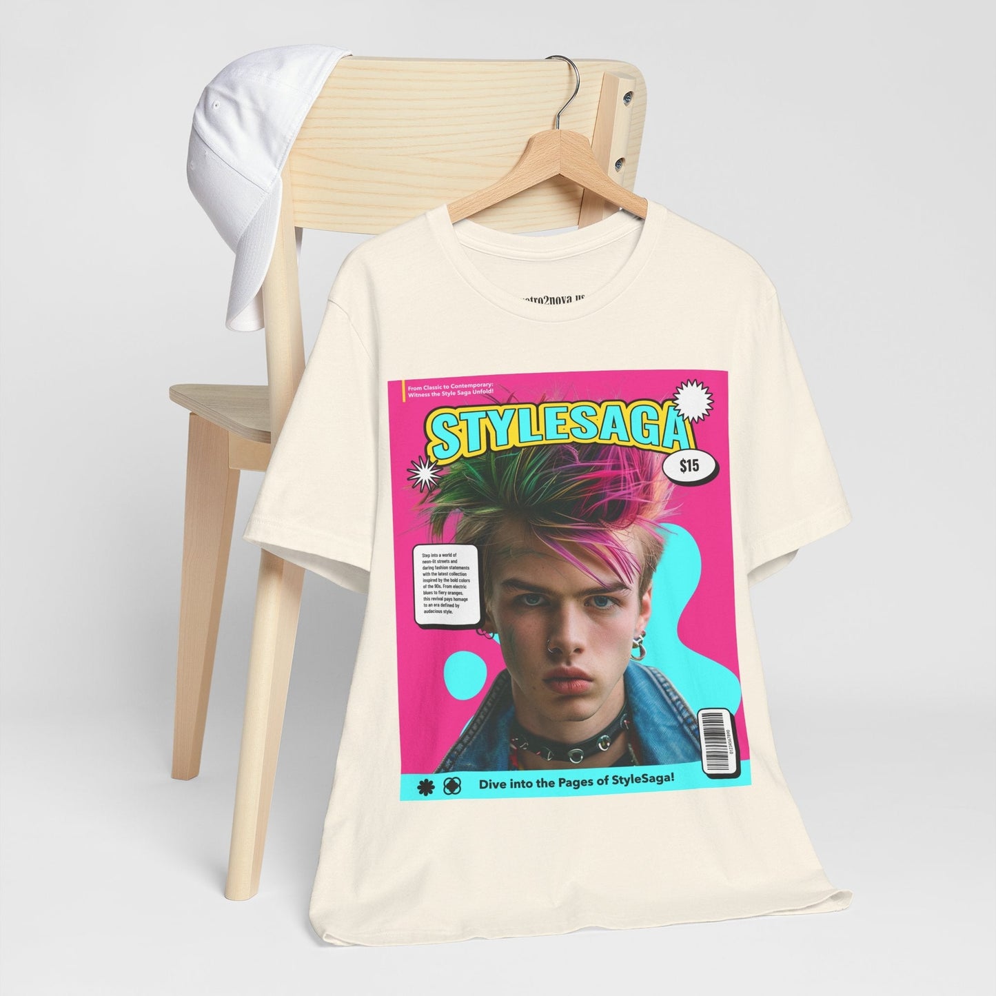 Magazine Cover Shirt Unisex Jersey Short Sleeve Tee Lightweight 4.2 Oz