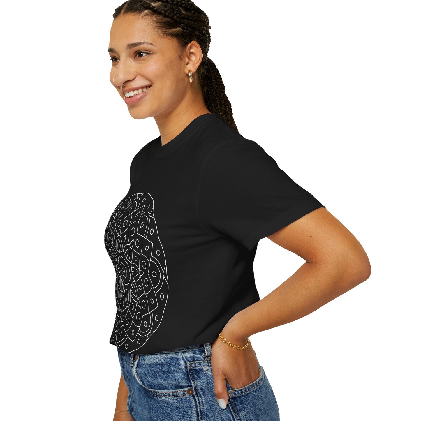 Unisex T-shirt with abstract print