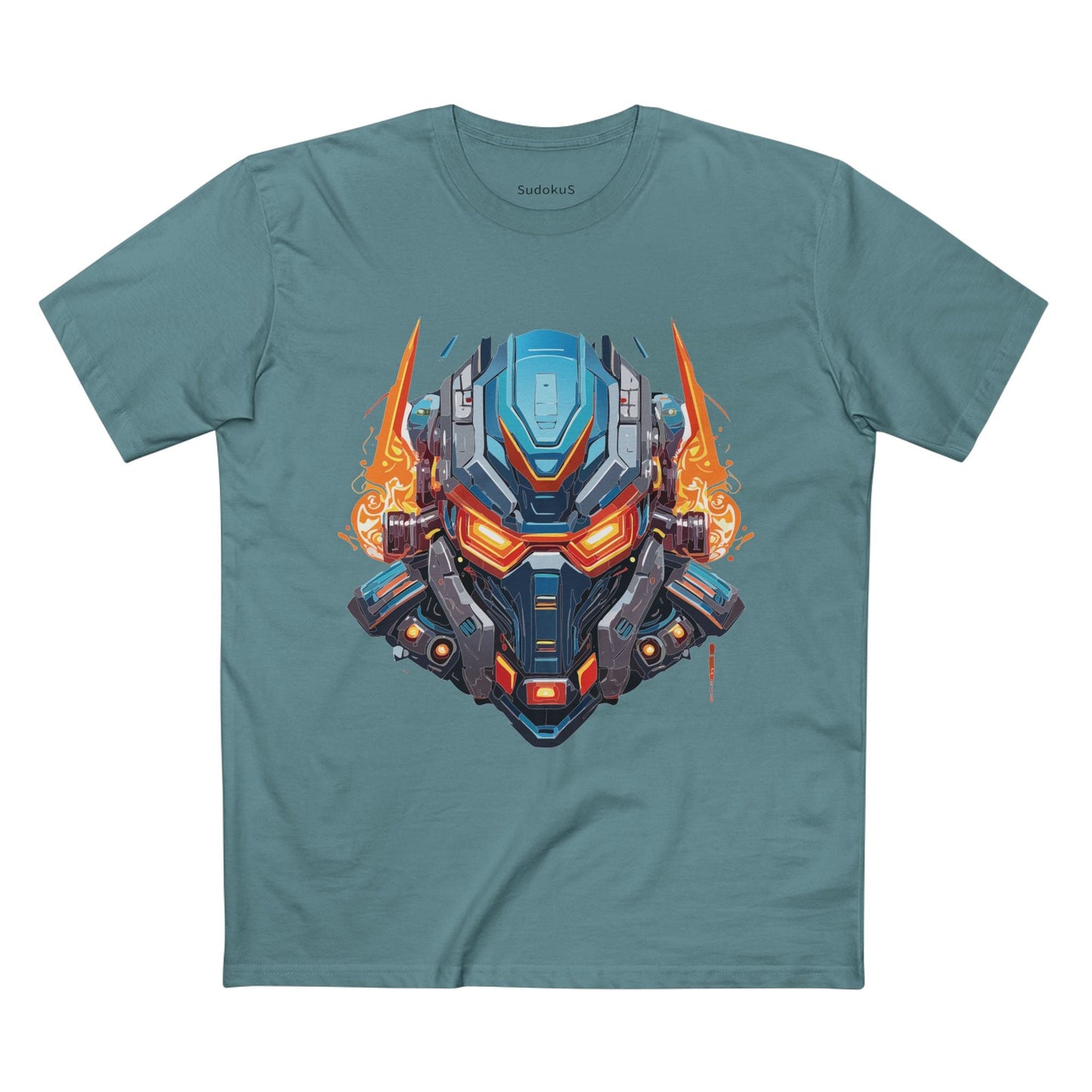 Cyborg Robot Graphic Unisex 100 Cotton Staple Tee 17