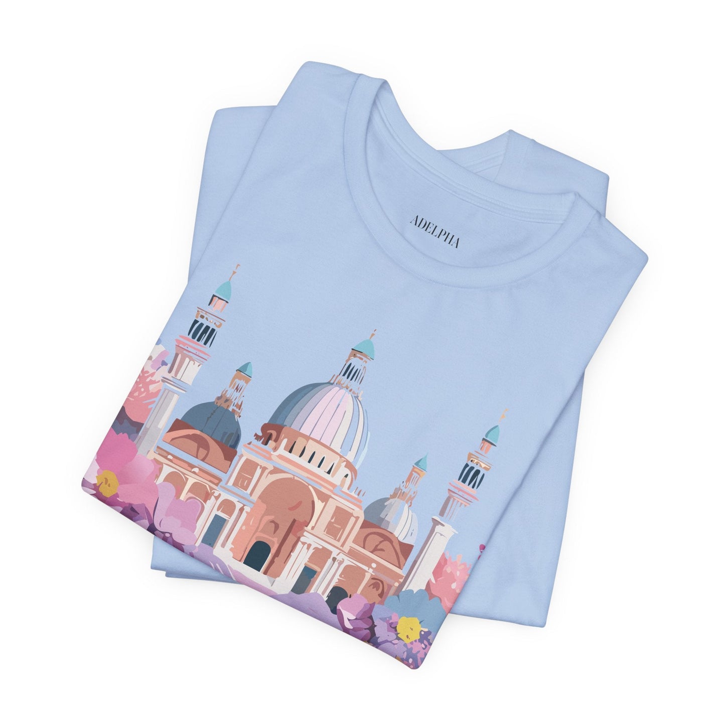 Venice Tourist Graphic Tee Unisex Jersey Short Sleeve Art Shirt By Adelpha Vintage Style