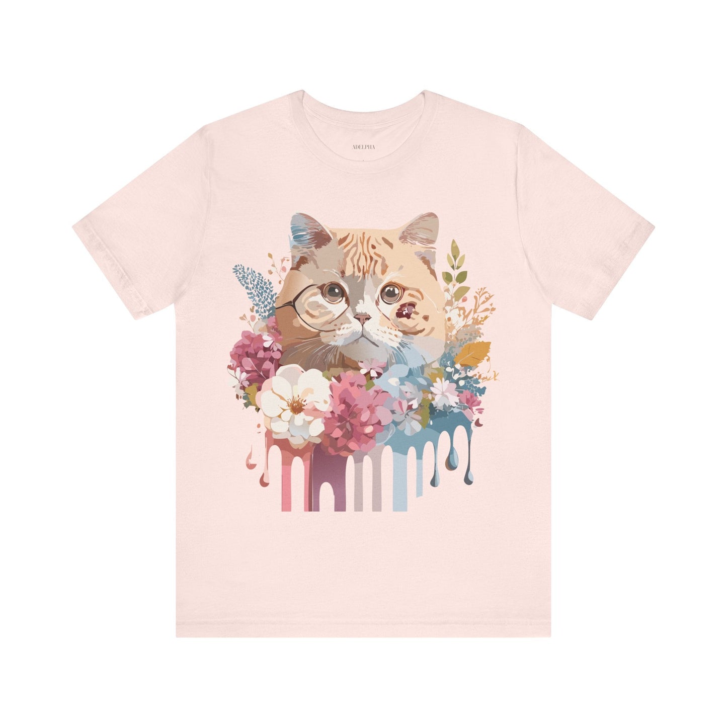 Cat Graphic Tee Unisex Vintage Inspired Shirt By Adelpha Original Artwork