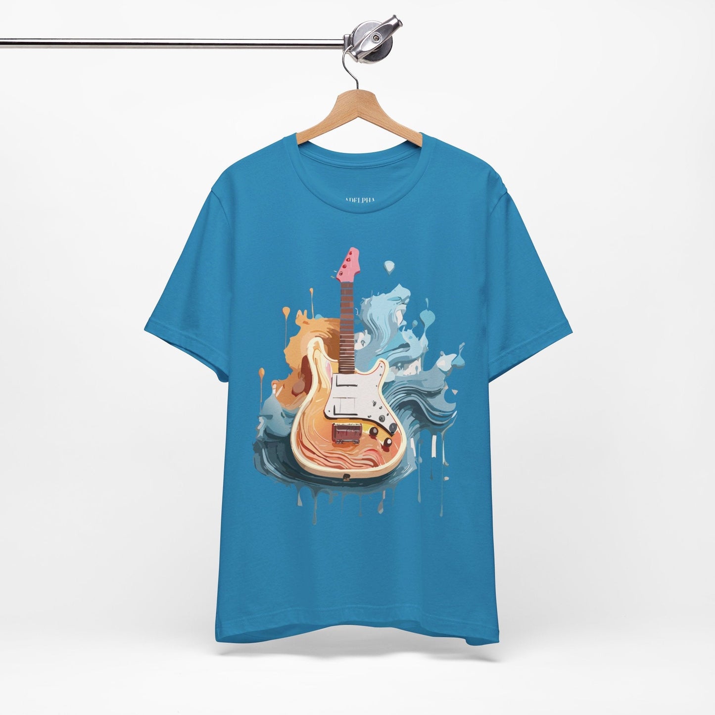 Music T Shirt Graphic Tee Unisex Short Sleeve Vintage Inspired Artwork Adelpha Collection
