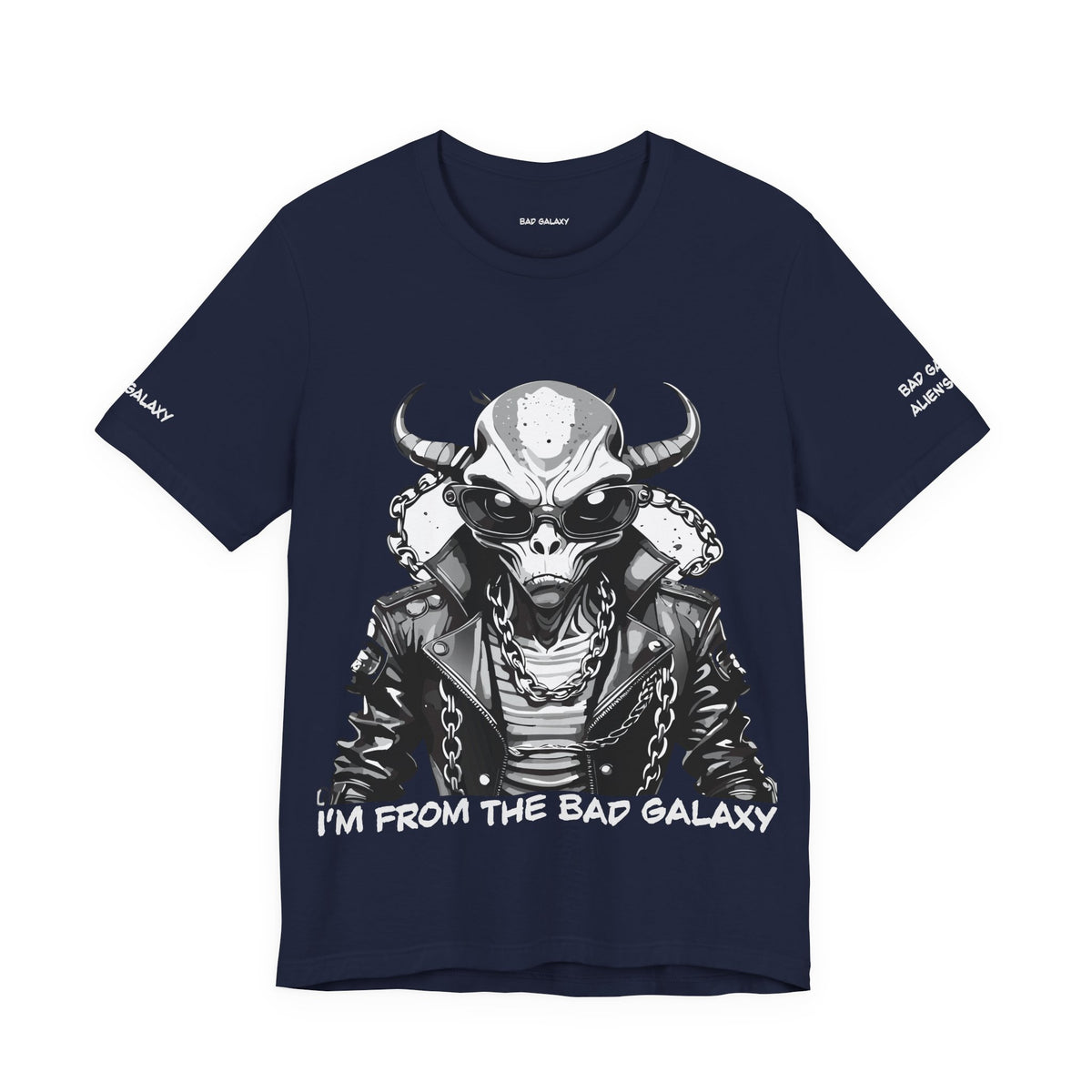 Alien Graphic Unisex Cotton Bella+Canvas Tee with Art Design b72