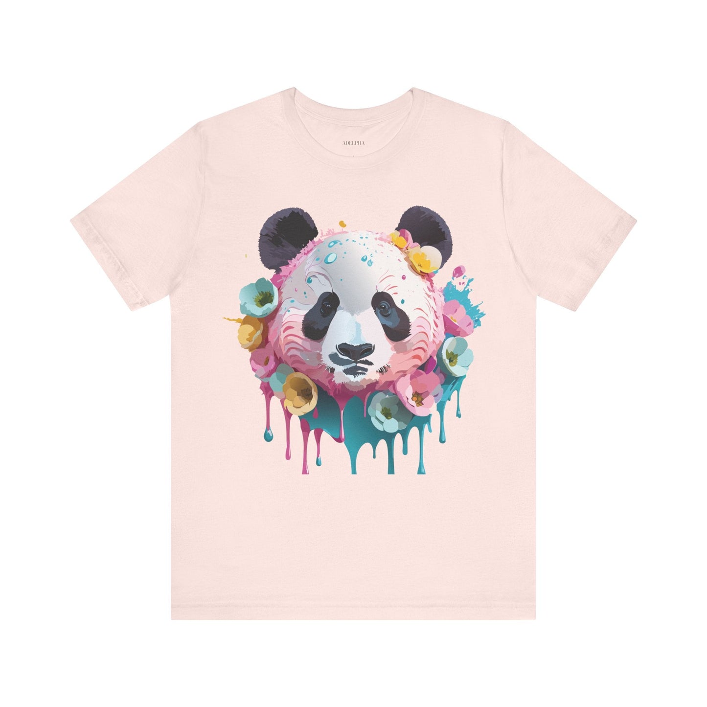 Panda Graphic Unisex 100 Cotton Vintage Art with Animal T-Shirt 6