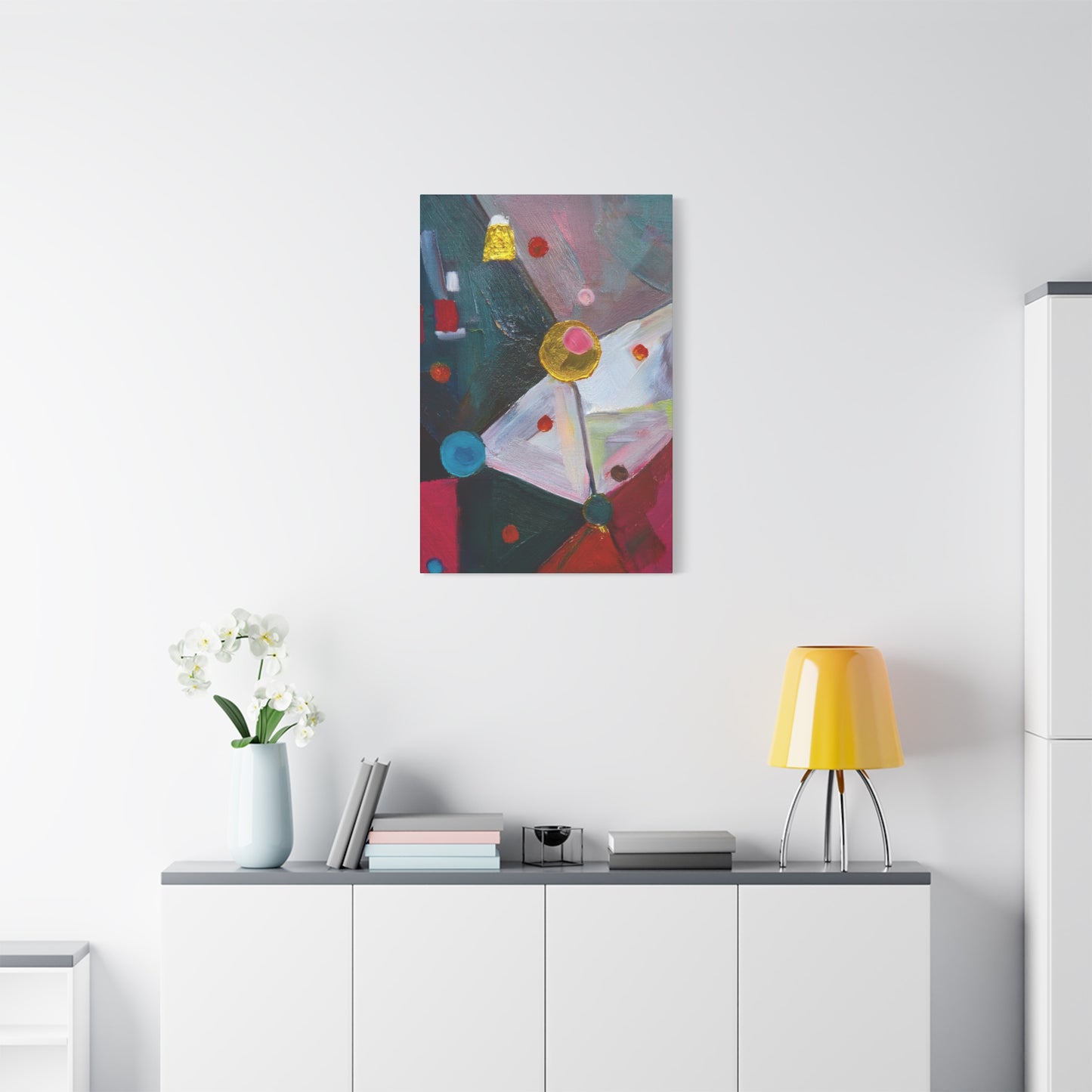 Abstract Oil Painting Print Canvas 20x24,20x30,24x30 24x32,24x36,30x40 32x48,36x48,40x60 Pine-Wood Inner Frame ABS-166