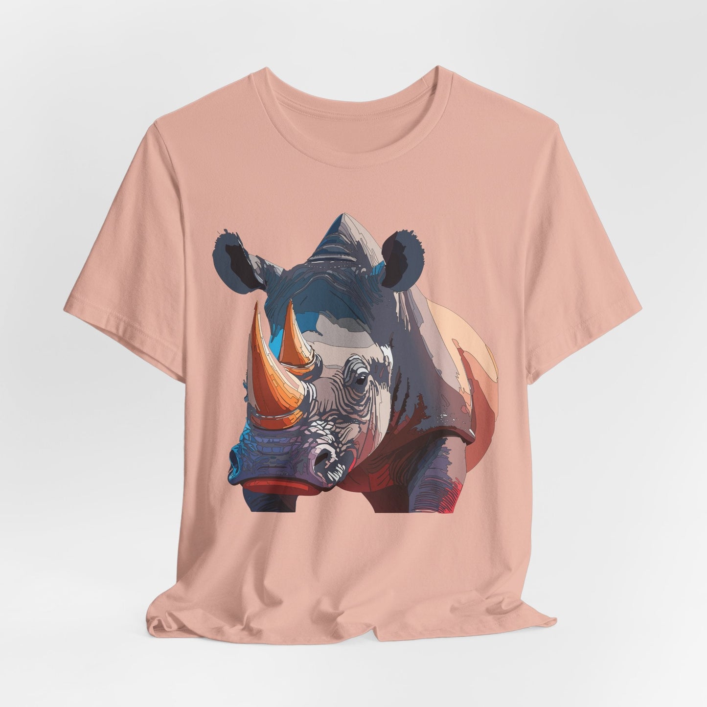 Unisex Animal Shirt Tee With Art Design Wild Animals Gildan Softstyle 64000 Graphic Tee