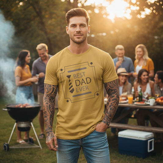 Fathers Day Graphic Garment Dyed Cotton Comfort Colors Relaxed Fit T-Shirt