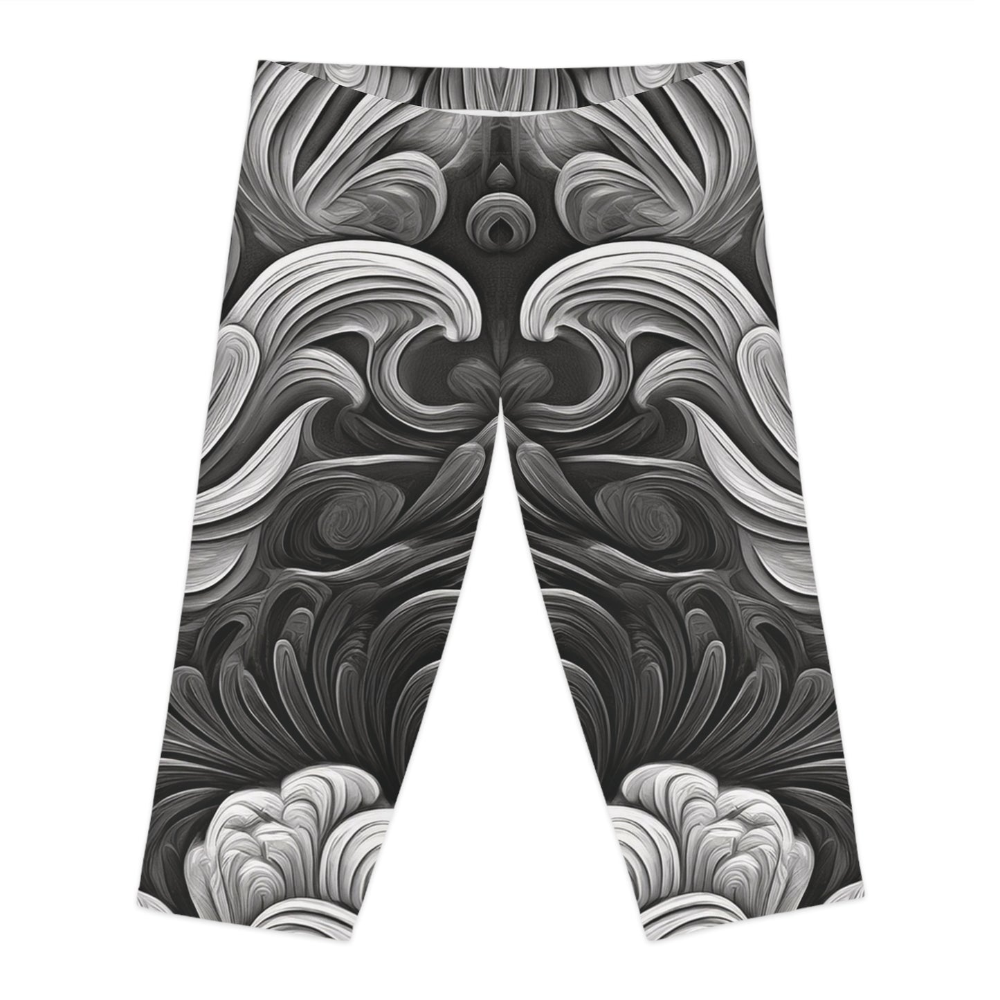 Abstract Capri Leggings - PPU BEST