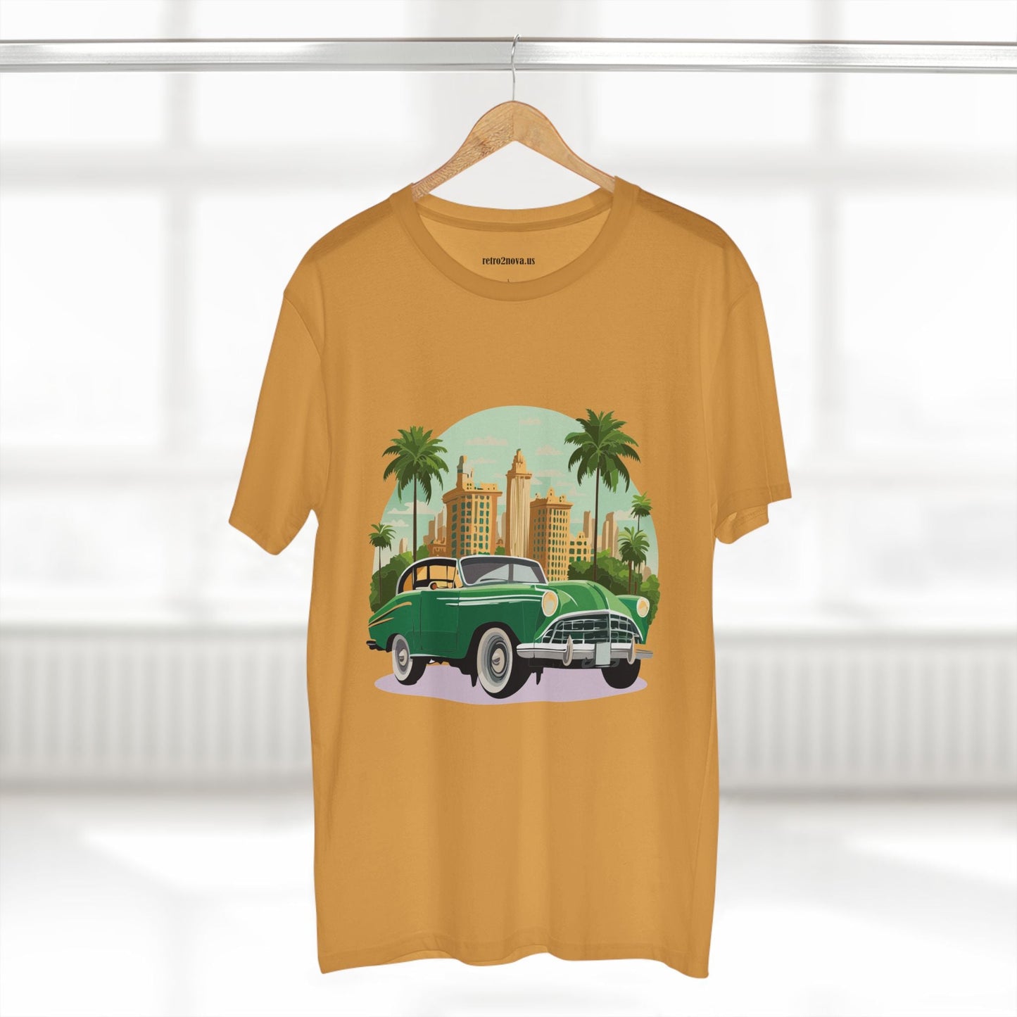 Retro Car Shirts Vintage Car Tee RC 18 Unisex Premium Cotton Art Print Tee Limited Edition