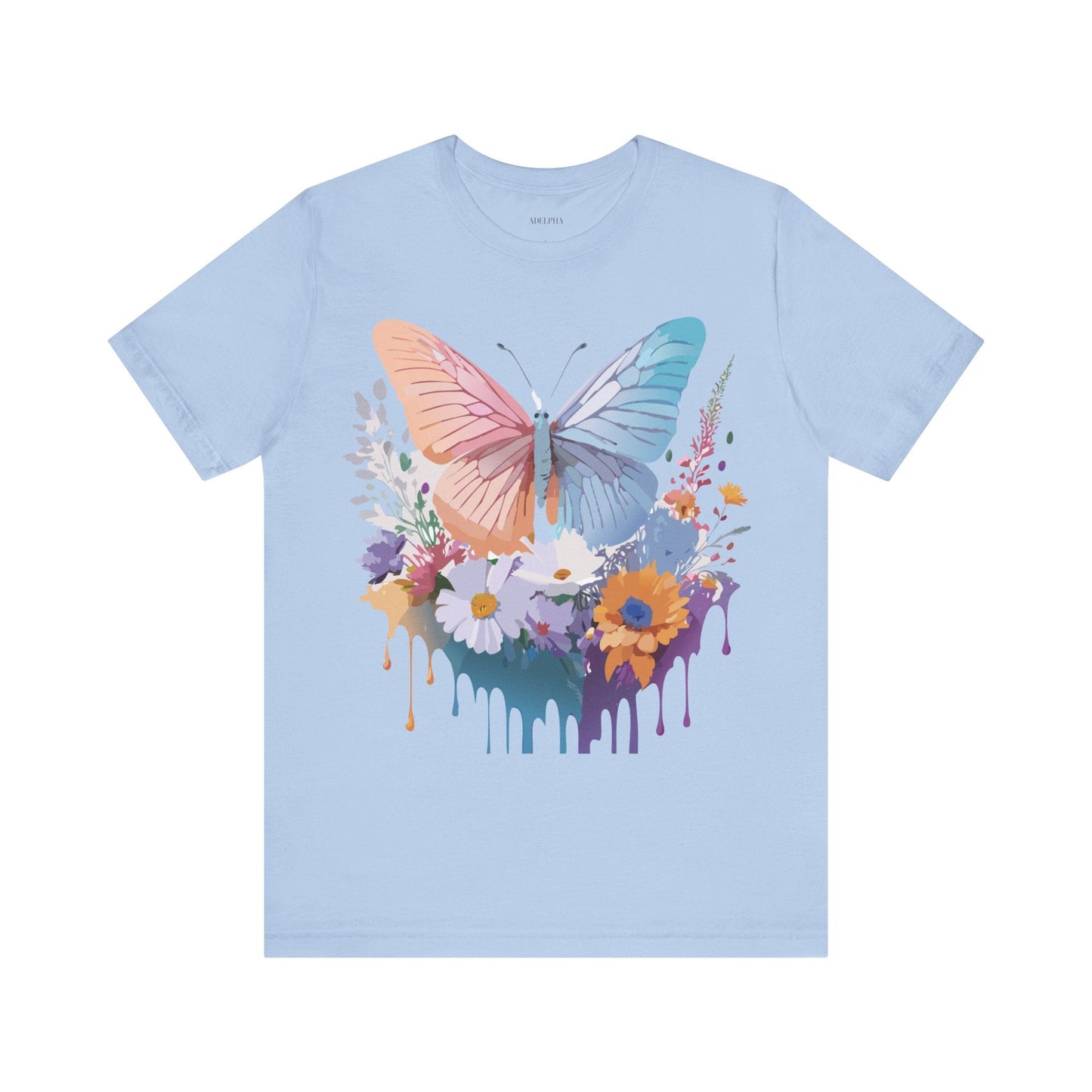 Butterfly Graphic T Shirt Unisex Adelpha Artwork Tee Vintage Style