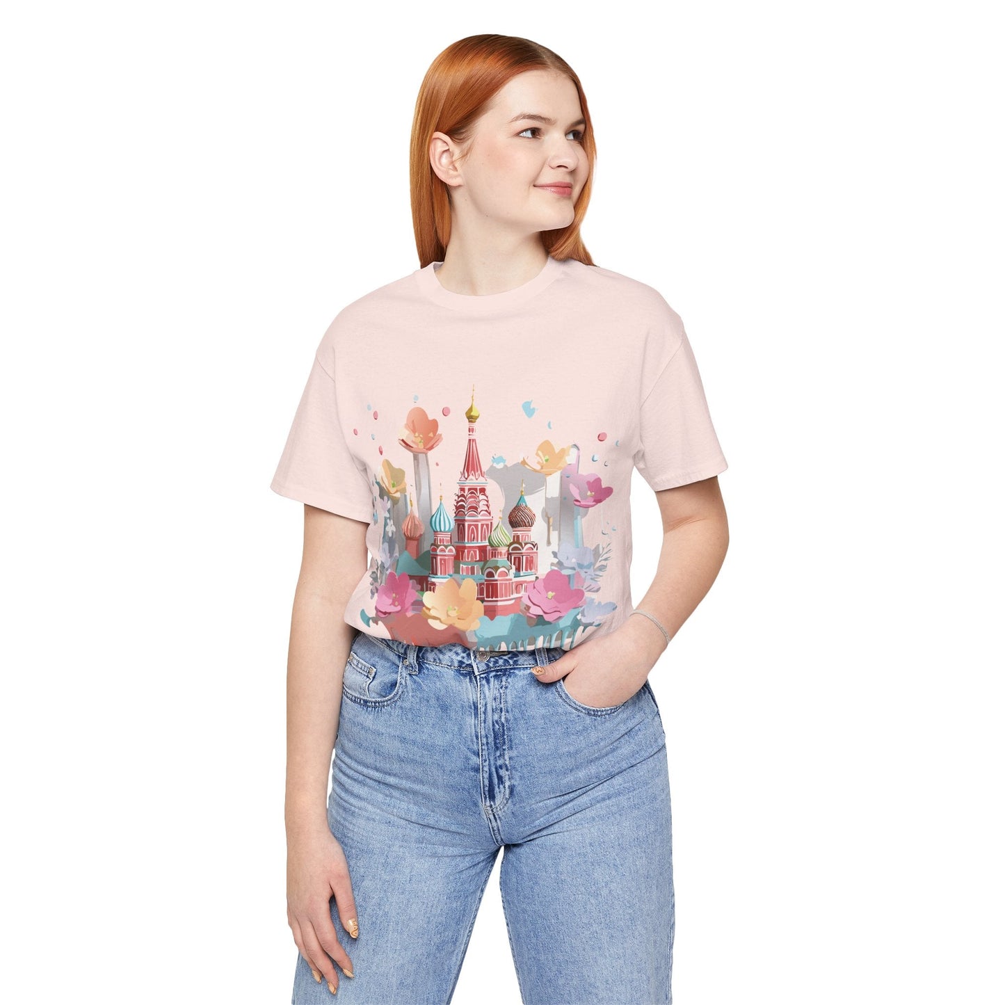 Unisex Graphic Tee From Adelpha Moscow Themed Tourist Shirt Vintage Inspired Art