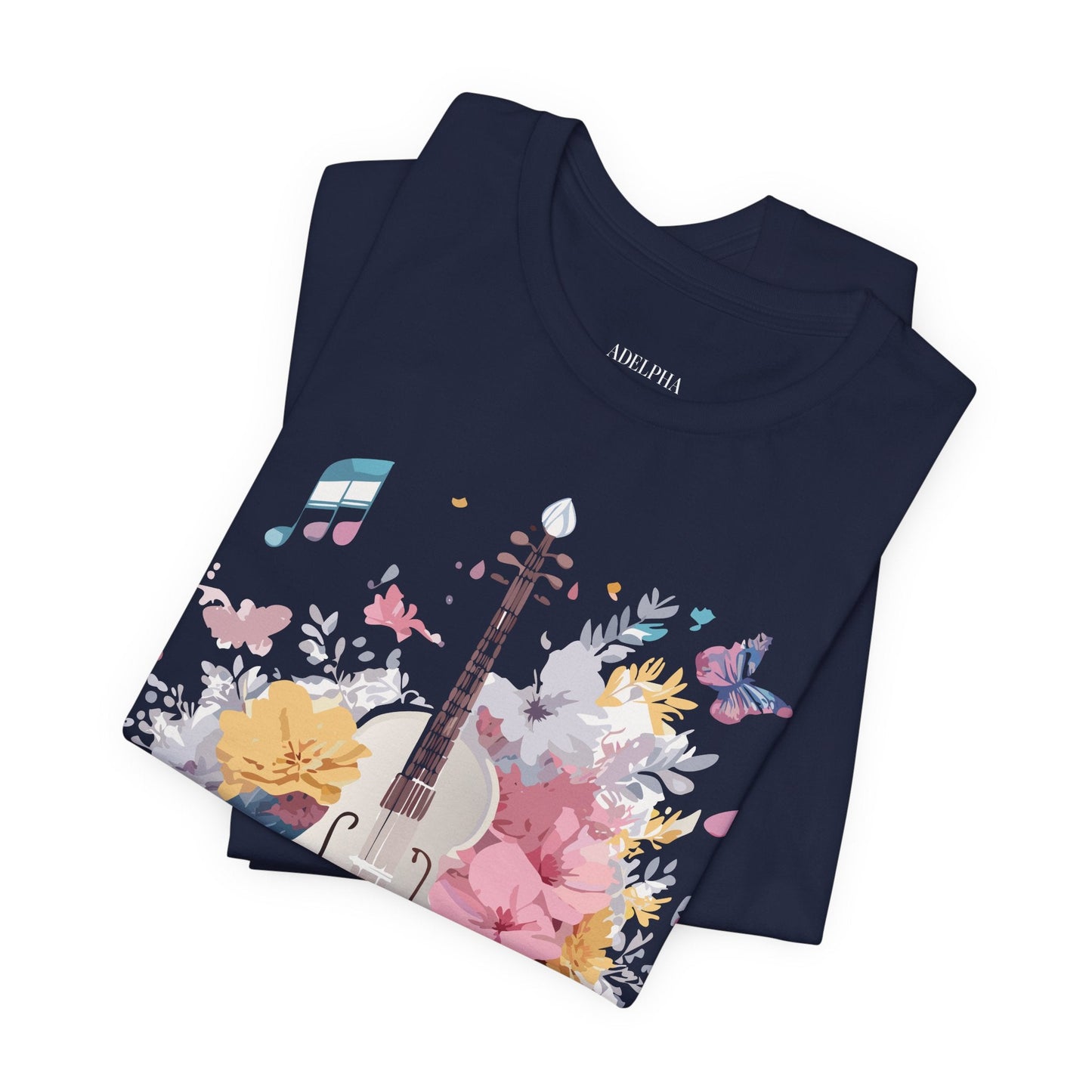 Adelpha Graphic T Shirt Unisex Short Sleeve Jersey Tee With Vintage Inspired Artwork