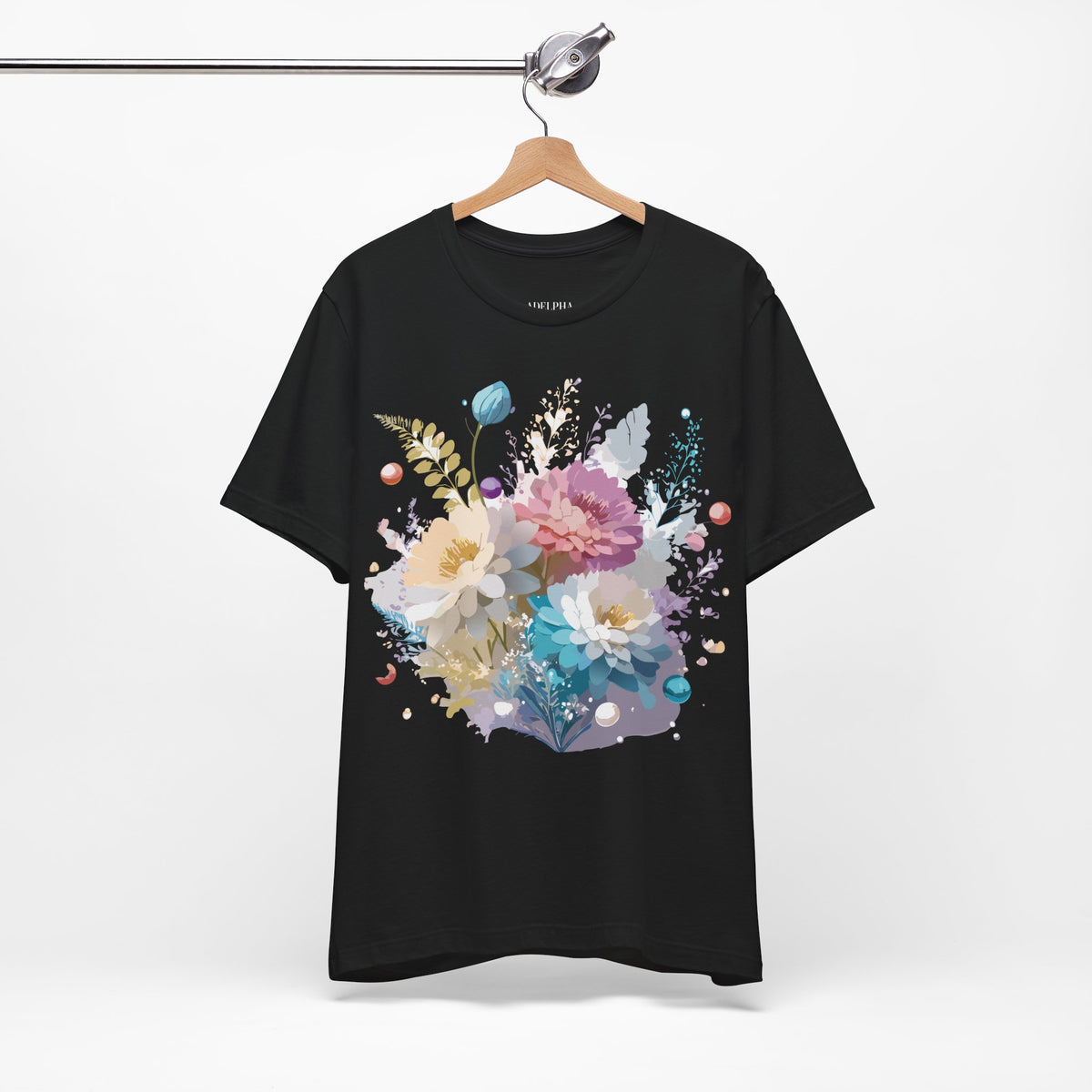 Floral Graphic Tee Shirt - Bella+Canvas Unisex 100 Cotton 7