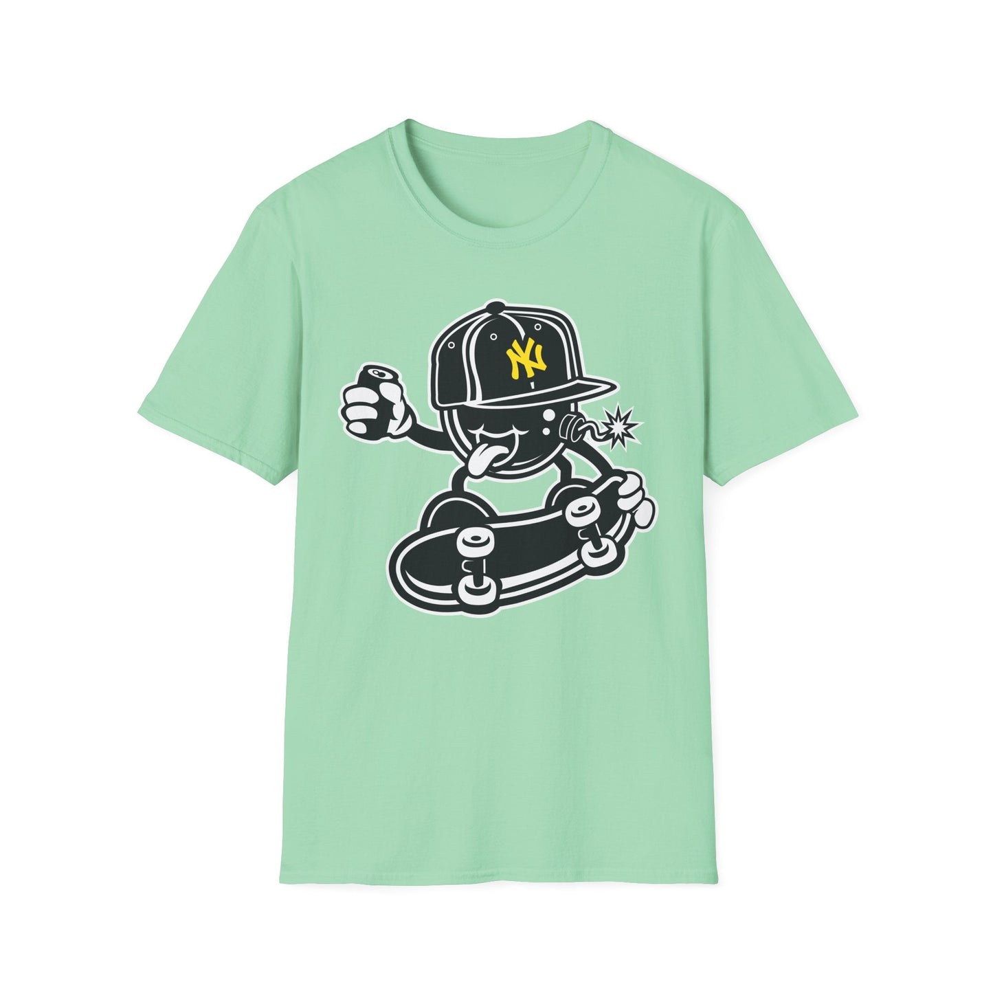 Cartoon T Shirt Animation Tee Funny Unisex Gildan Softstyle 64000 Cotton Breathable Lightweight Tee