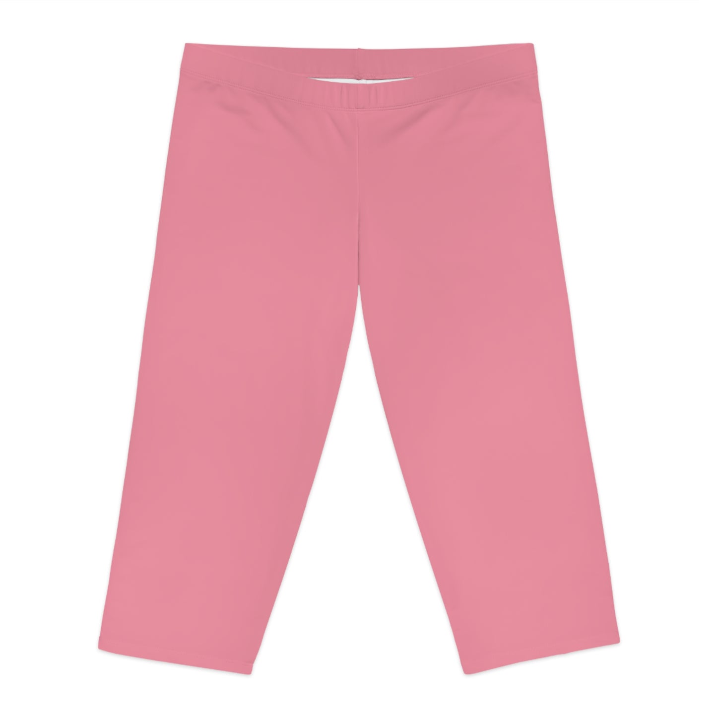 Pink Color Capri Leggings, Pink Capri Leggings 22