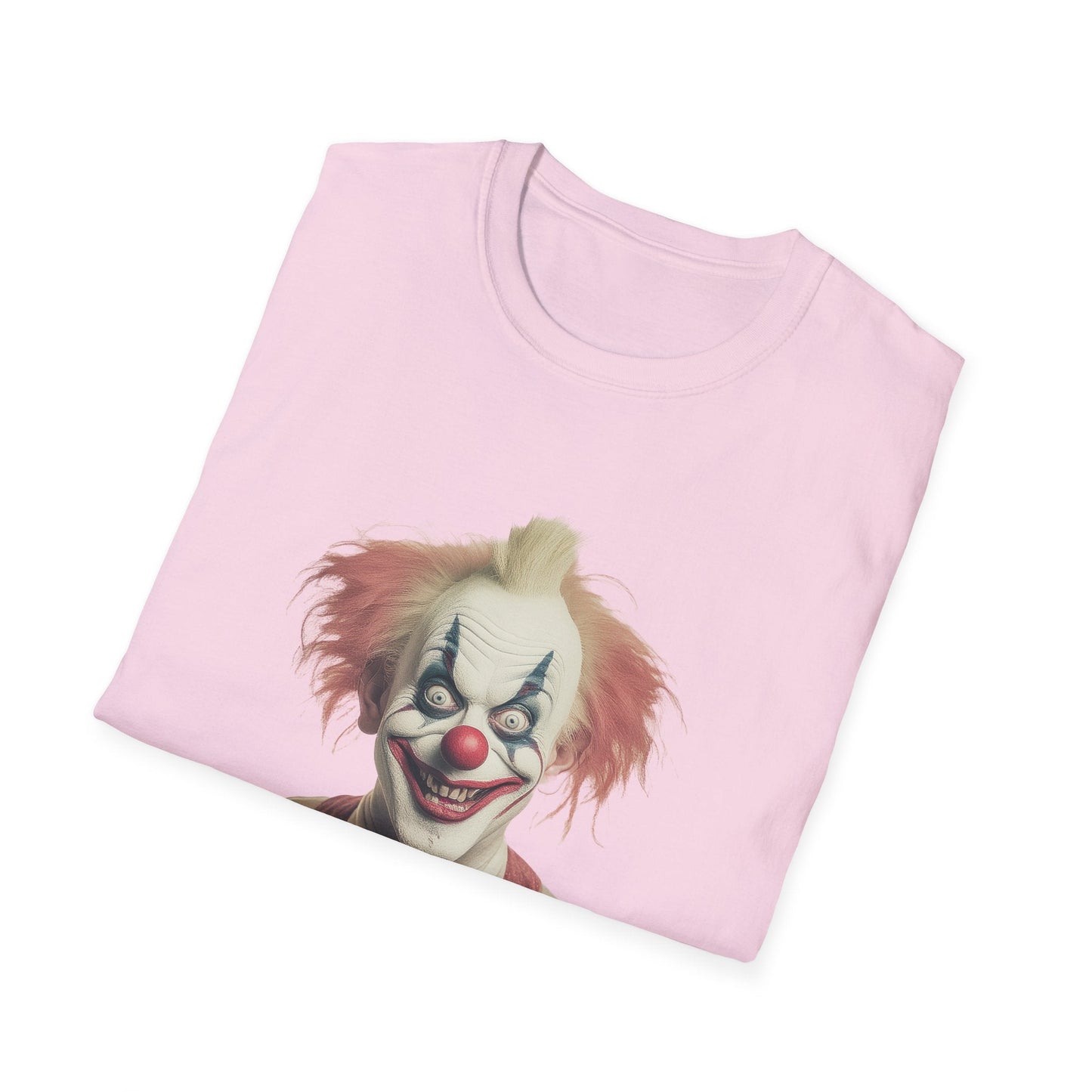 Clown Shirt Circus Tee Gildan Softstyle 64000 One Hundred Percent Ring Spun Cotton Lightweight