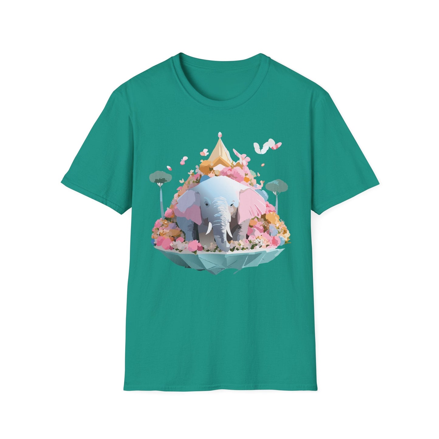 Elephant Graphic T Shirt For Animals Unisex Gildan Softstyle 64000 Cotton Tee Apparel