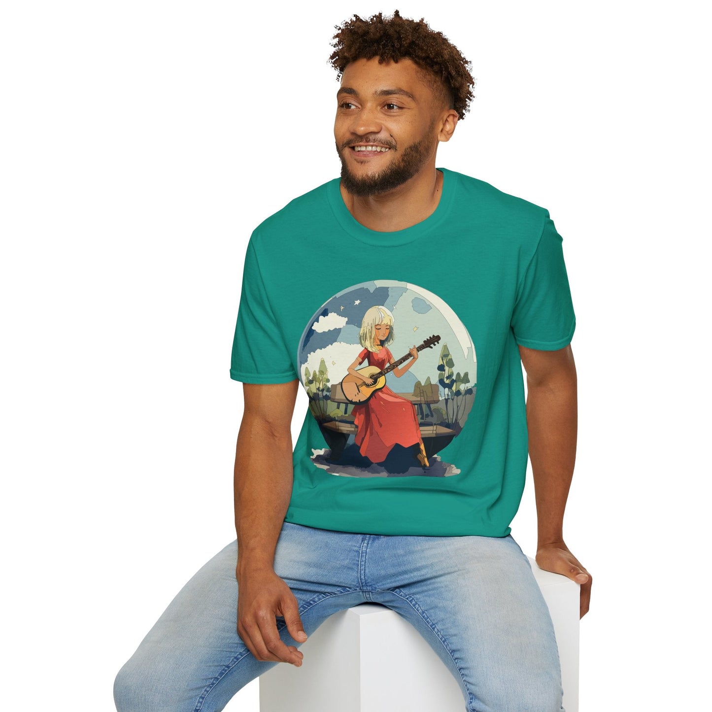 Womens Graphic T Shirts Art Design Shirt Unisex Softstyle Cotton Tee Quality Comfort Everyday Style