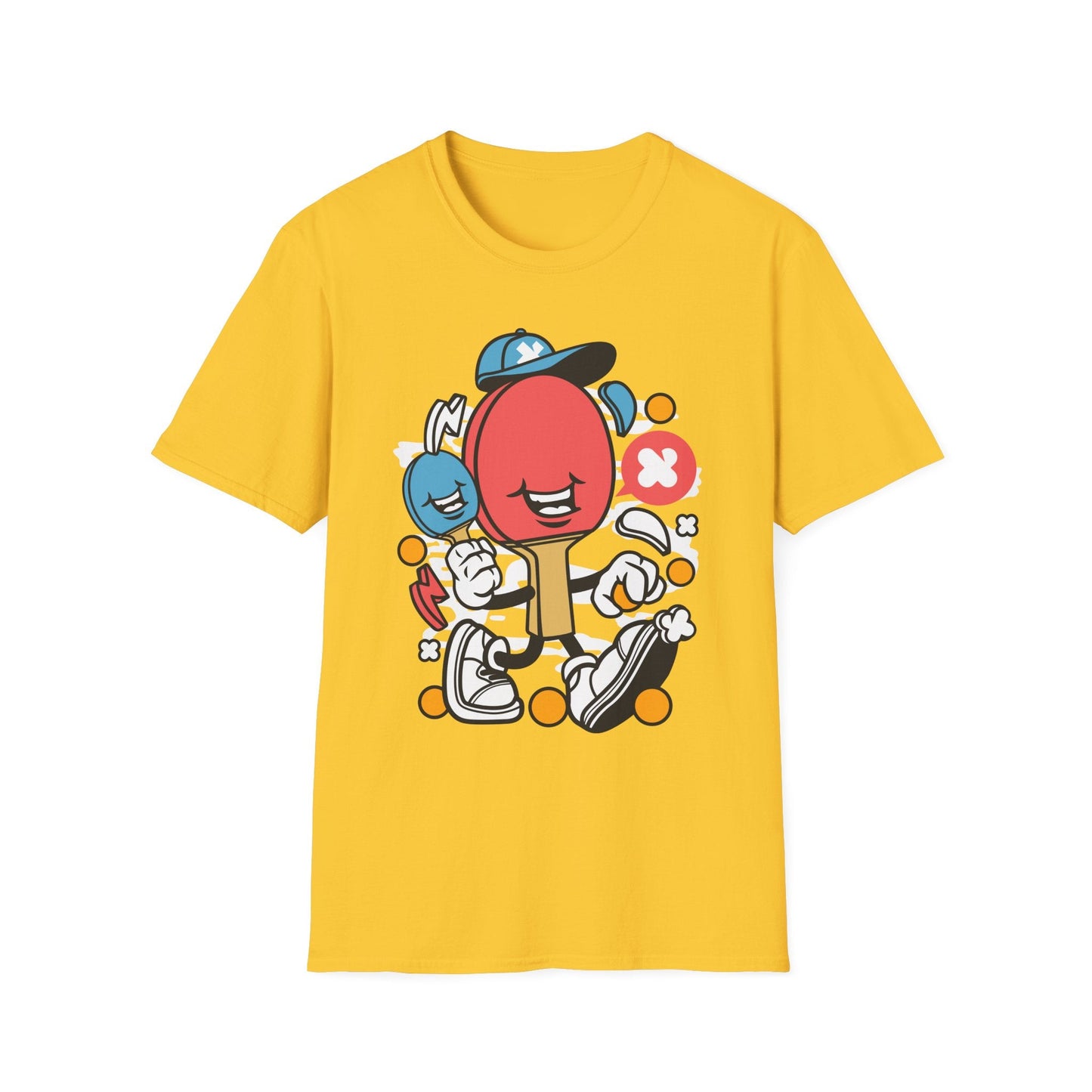 Unisex Cartoon T Shirt Animation Funny Tee Gildan Softstyle 64000 100 Percent Ring Spun Cotton