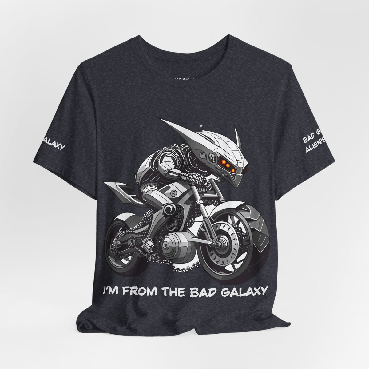 Alien Graphic Unisex Cotton Bella+Canvas Tee with Art Design b81