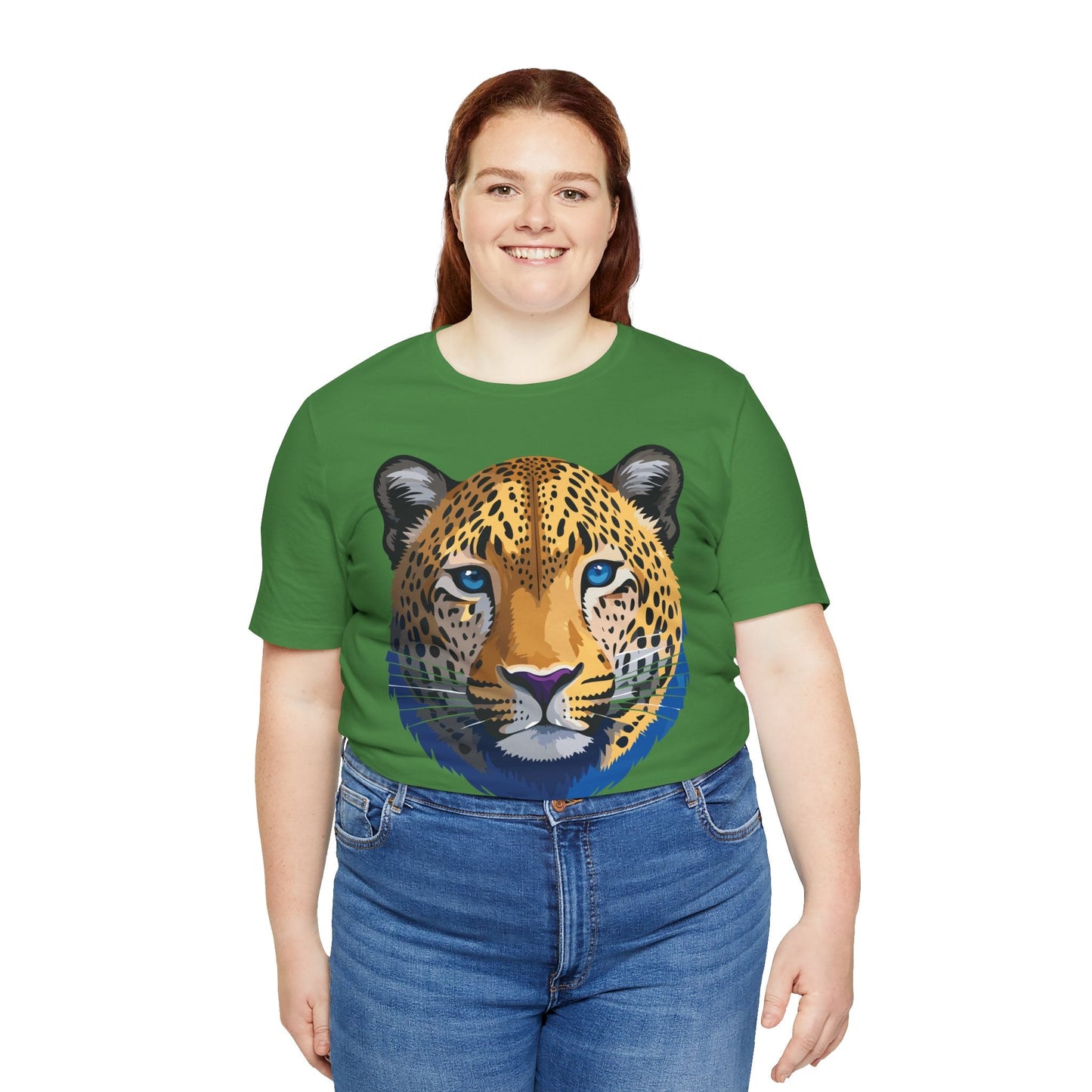 Unisex Animal Graphic Tee Shirt With Wildlife Art Design For Everyday Comfort Short Sleeve