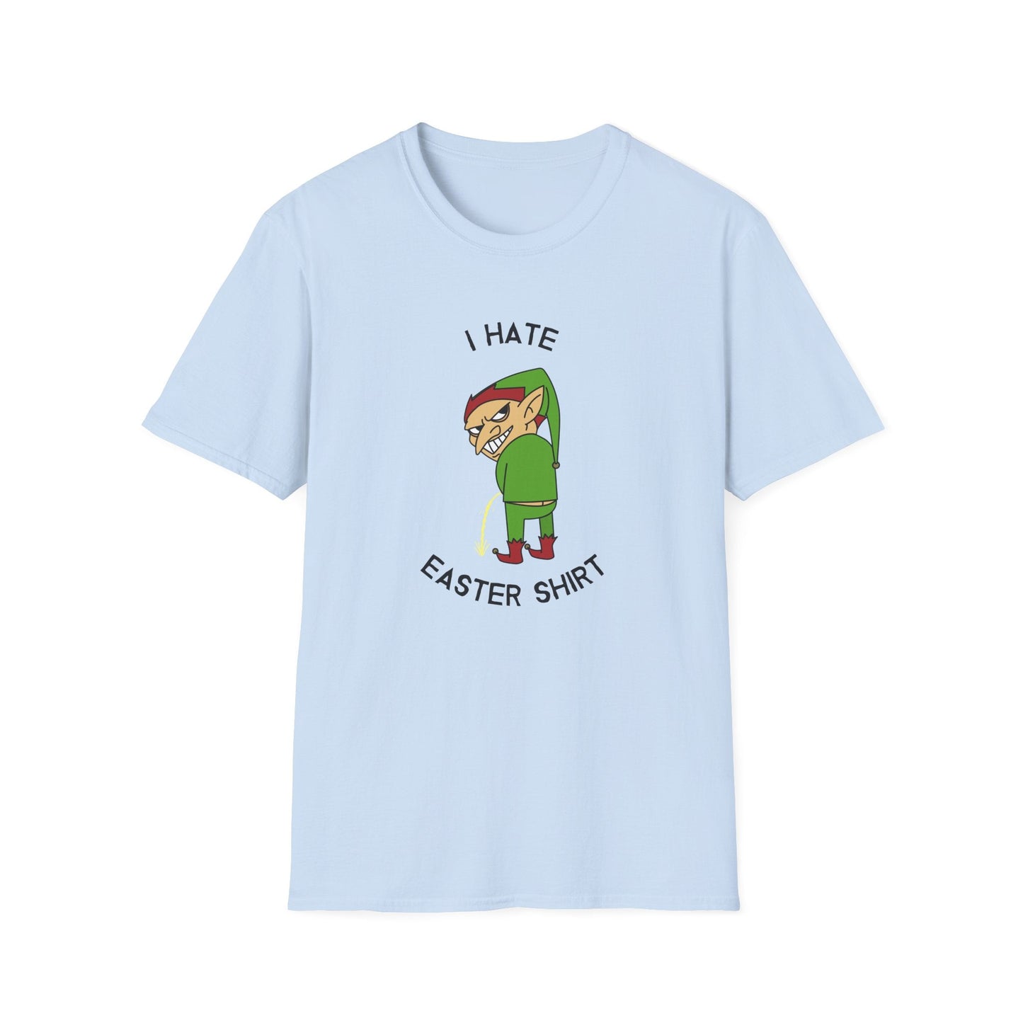 Unisex Easter T Shirt With Art Design Softstyle 100 Percent Ring Spun Cotton Lightweight Tee