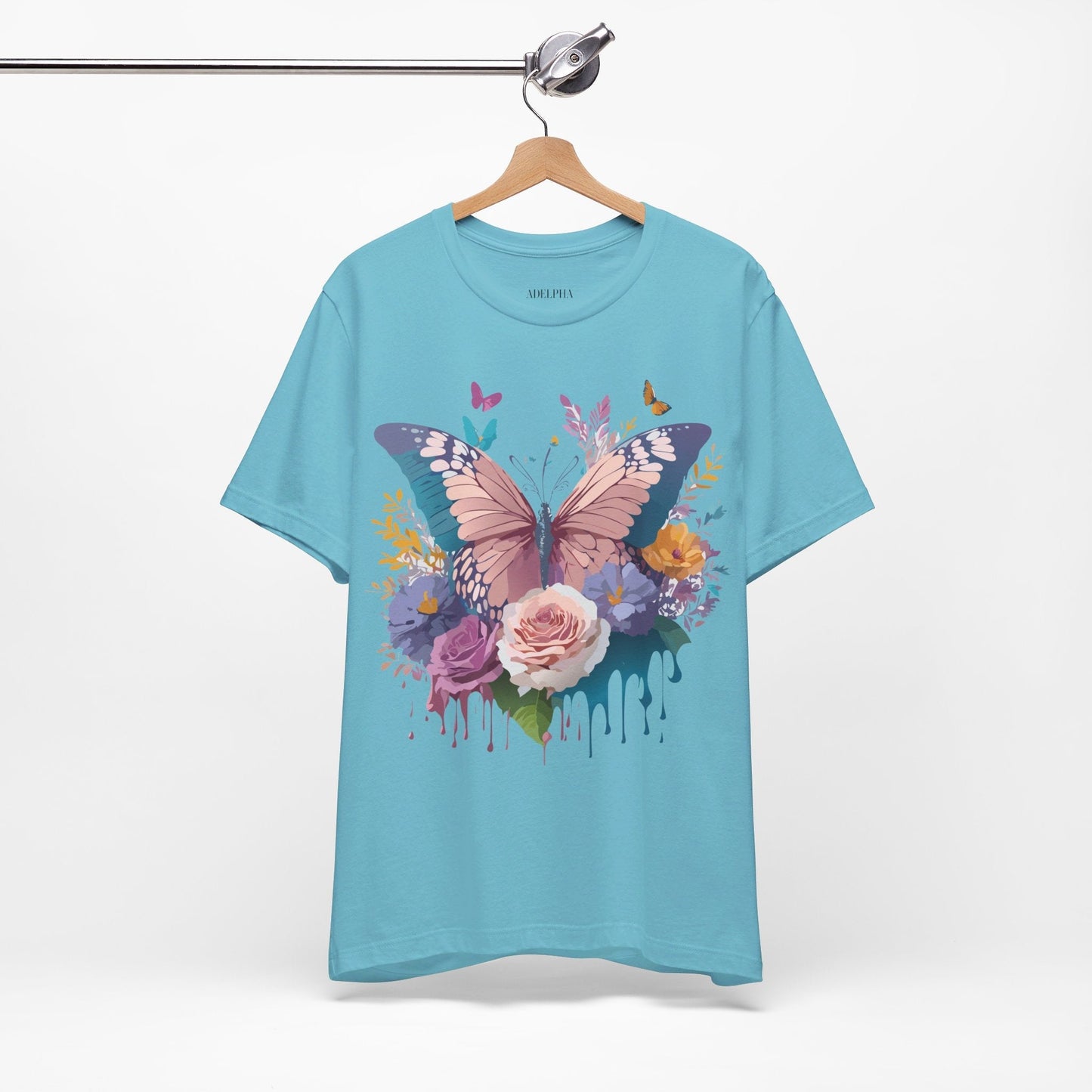 Butterfly Graphic Tee Unisex Short Sleeve Artwork By Adelpha