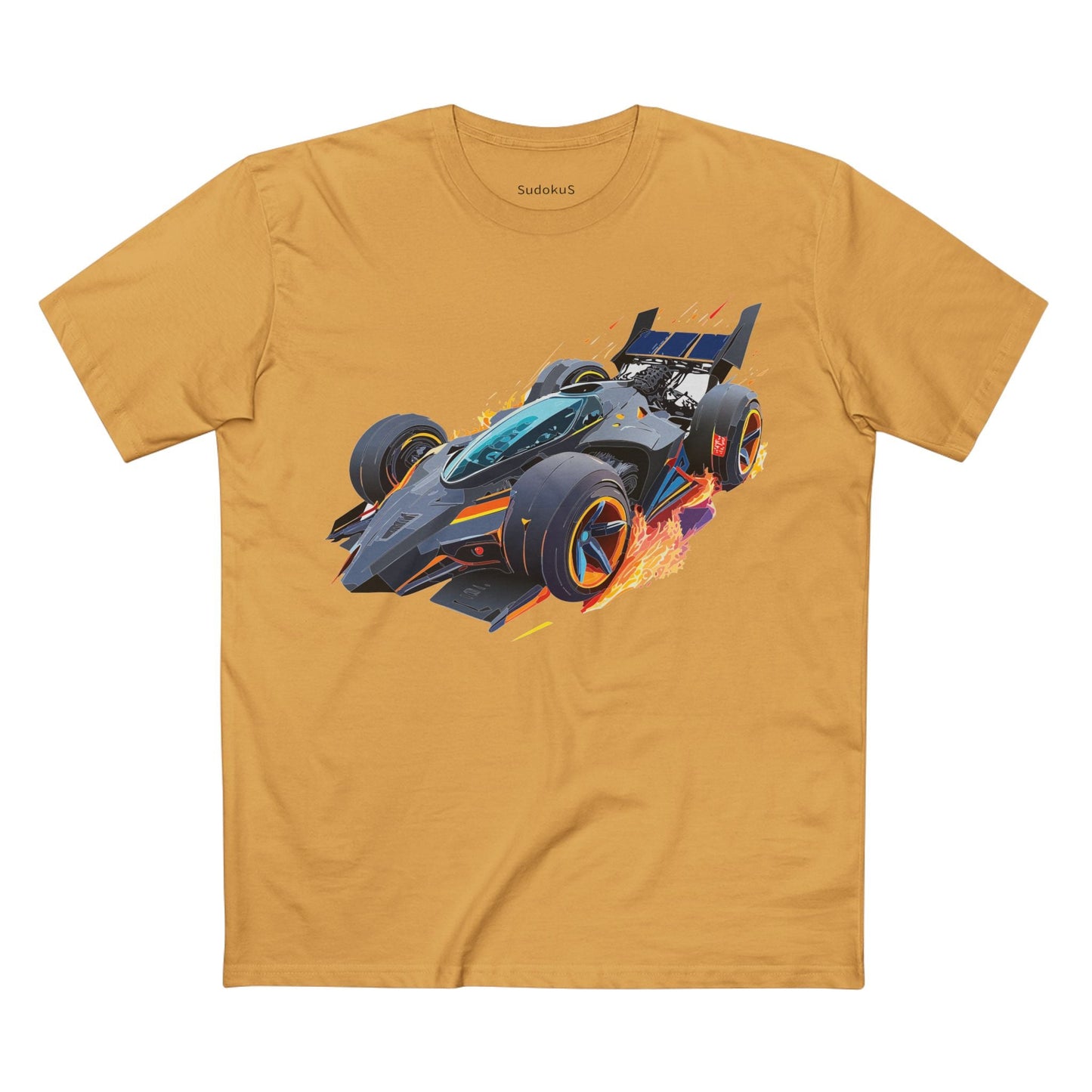 Car Graphic Unisex 100 Cotton Staple Tee 13