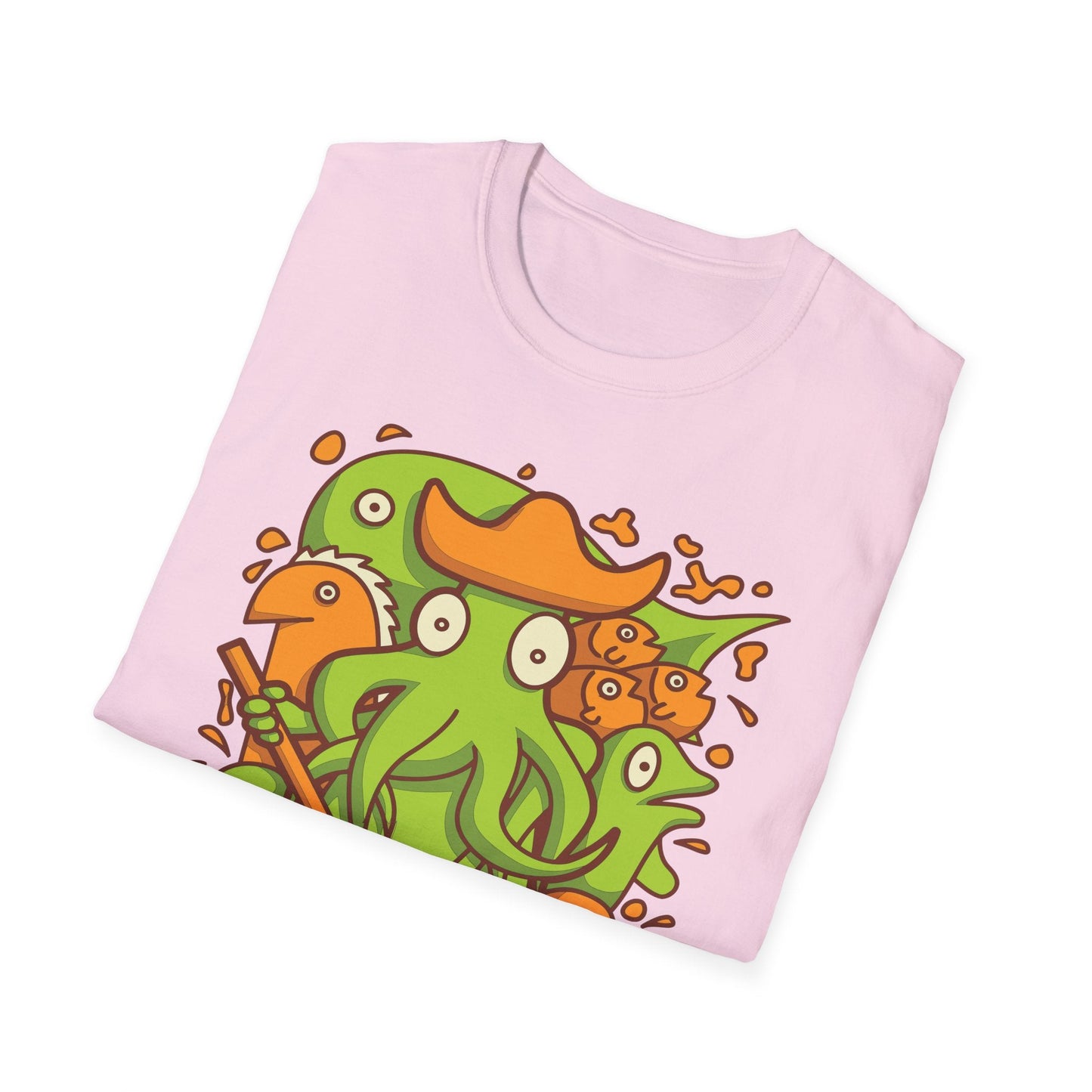 Cartoon T Shirt Animation T Shirt Funny Tee Shirt Unisex Gildan Softstyle Cotton 64000