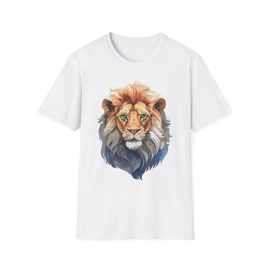 Lion Shirt Unisex Animal Tee Gildan Softstyle 64000 Cotton Tee