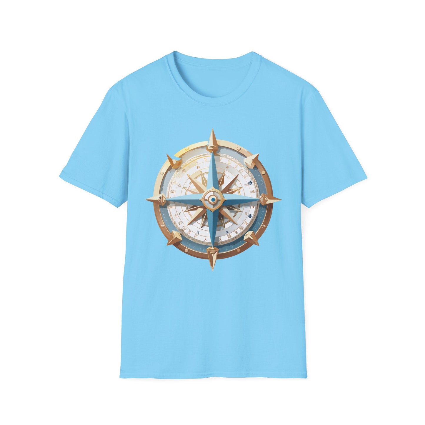 Compass Navigator Graphic Tee Unisex 100 Cotton 27