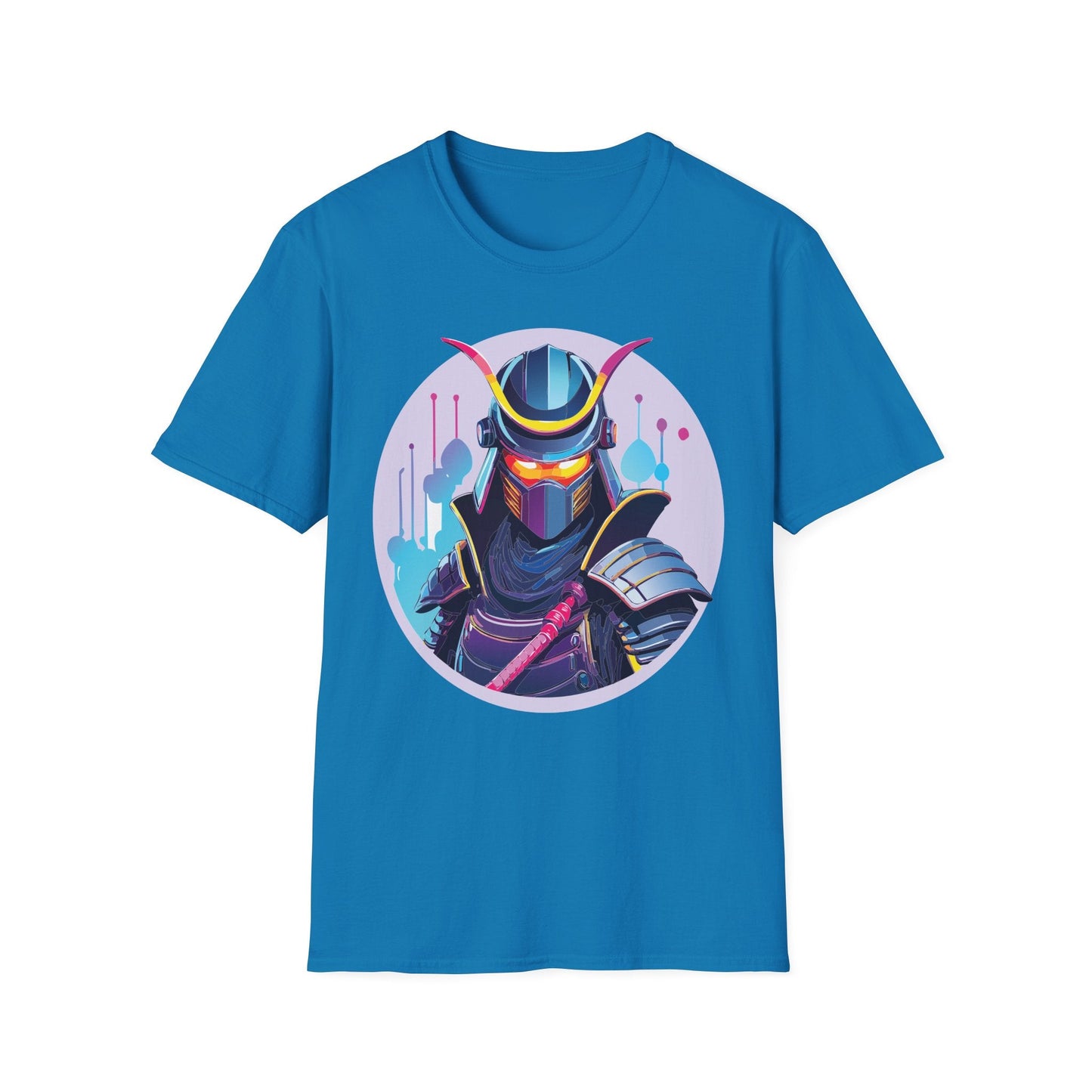 Unisex Samurai Shirt Gildan Softstyle Tee Hundred Percent Ring Spun Cotton Comfort