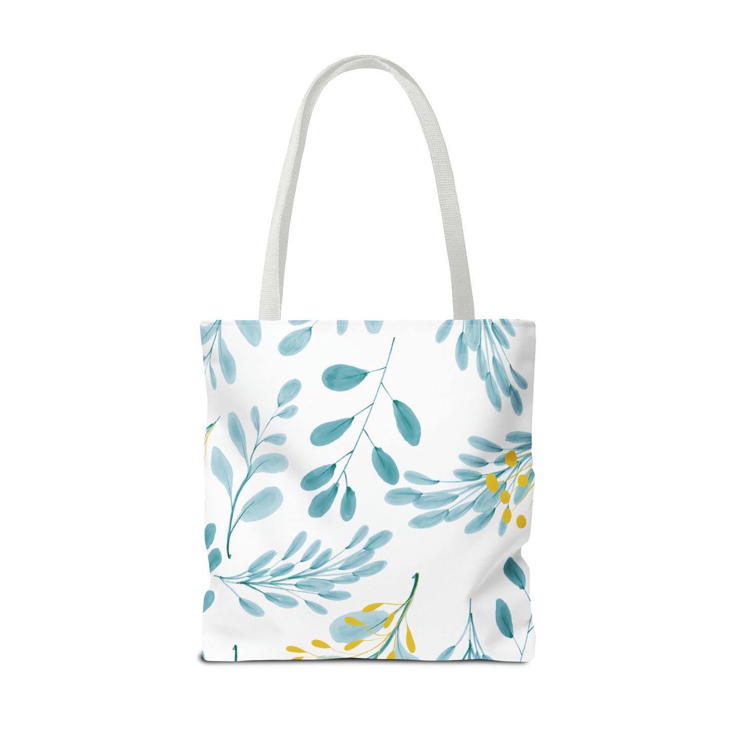 Canvastasche mit floralen Prints 