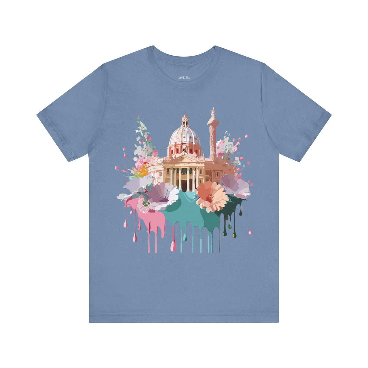 Graphic Unisex Cotton Bella+Canvas Tee Shirt with Rome