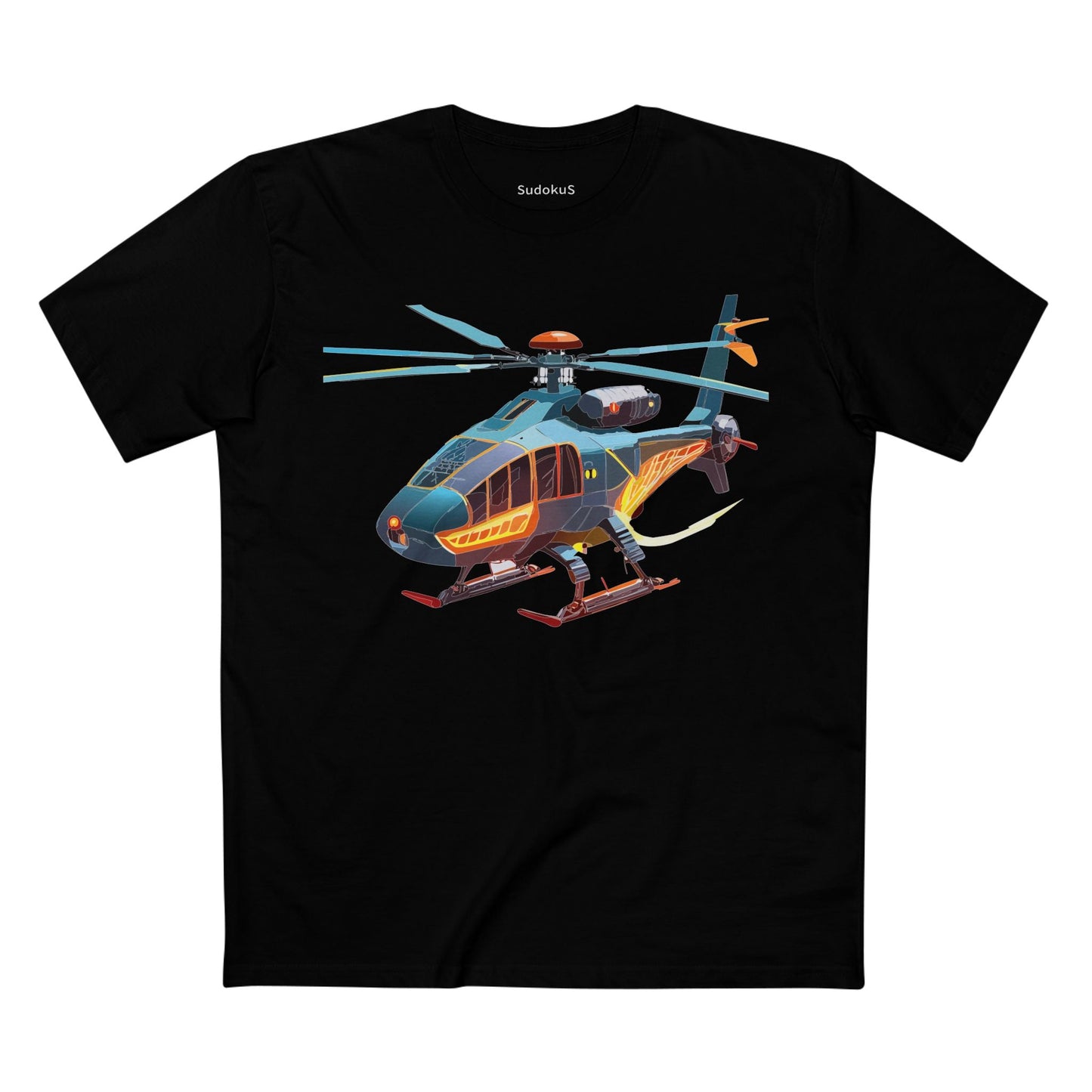 Chopper Graphic Unisex 100 Cotton Staple Tee 1