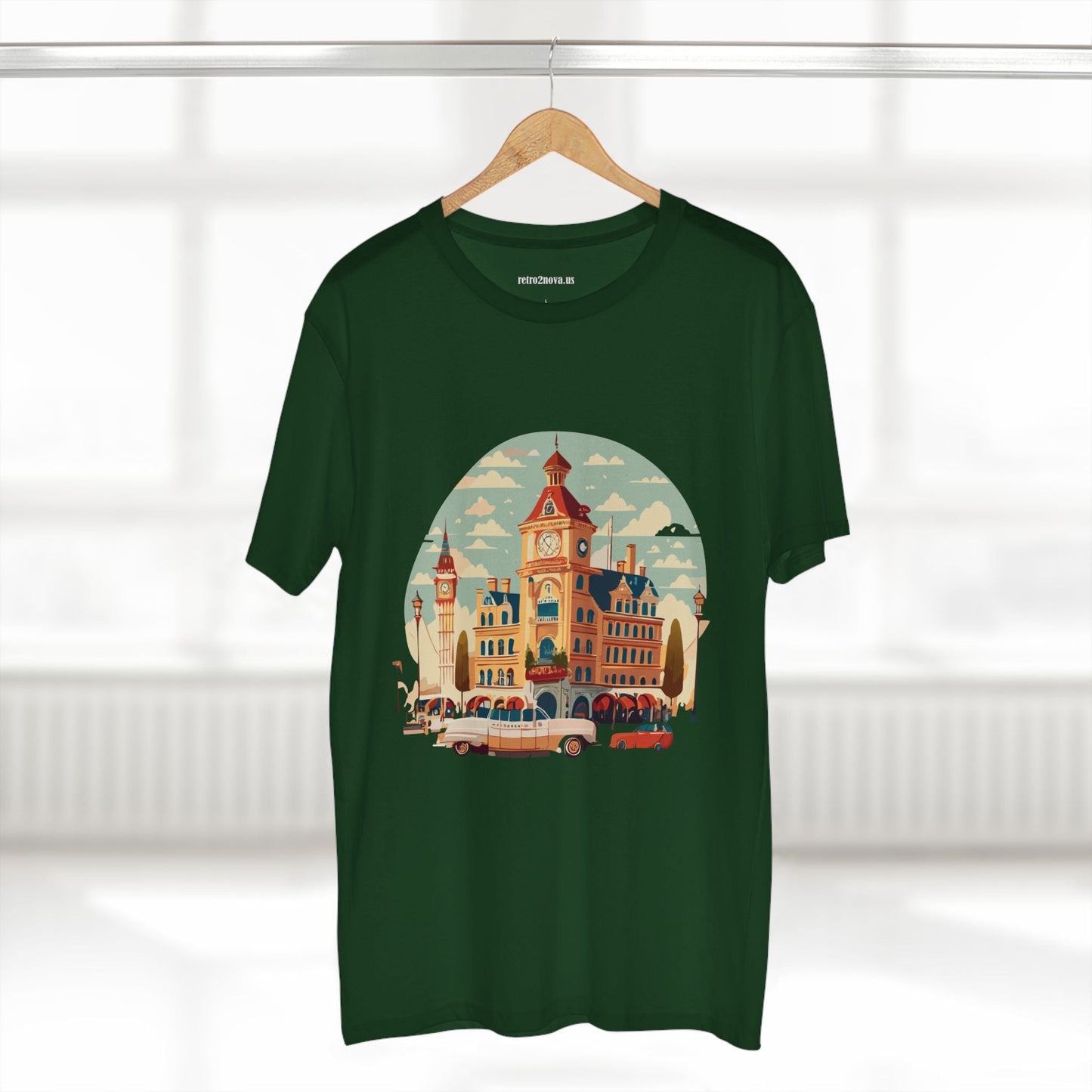 Retro Car Shirts Vintage Car Shirts RC3 Unisex Premium Cotton Tee with Original Car Artwork