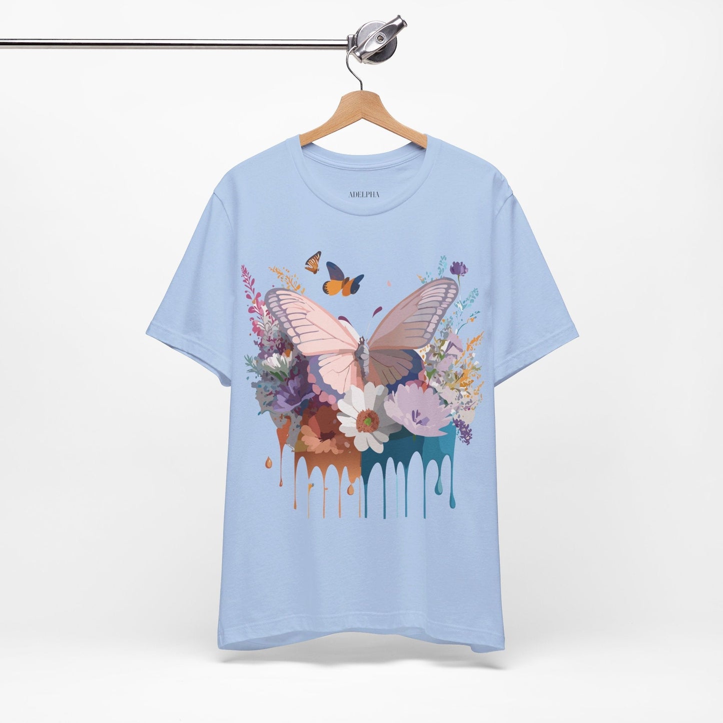 Butterfly Graphic Tee Adelpha Art Design Unisex Short Sleeve Shirt