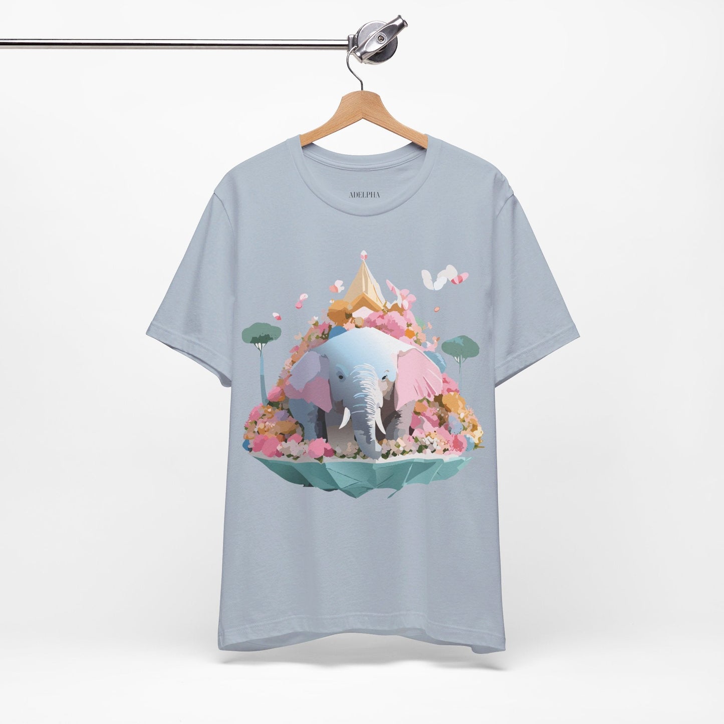 Elephant Graphic Tee Unisex Jersey Short Sleeve Adelpha Vintage Inspired Artwork