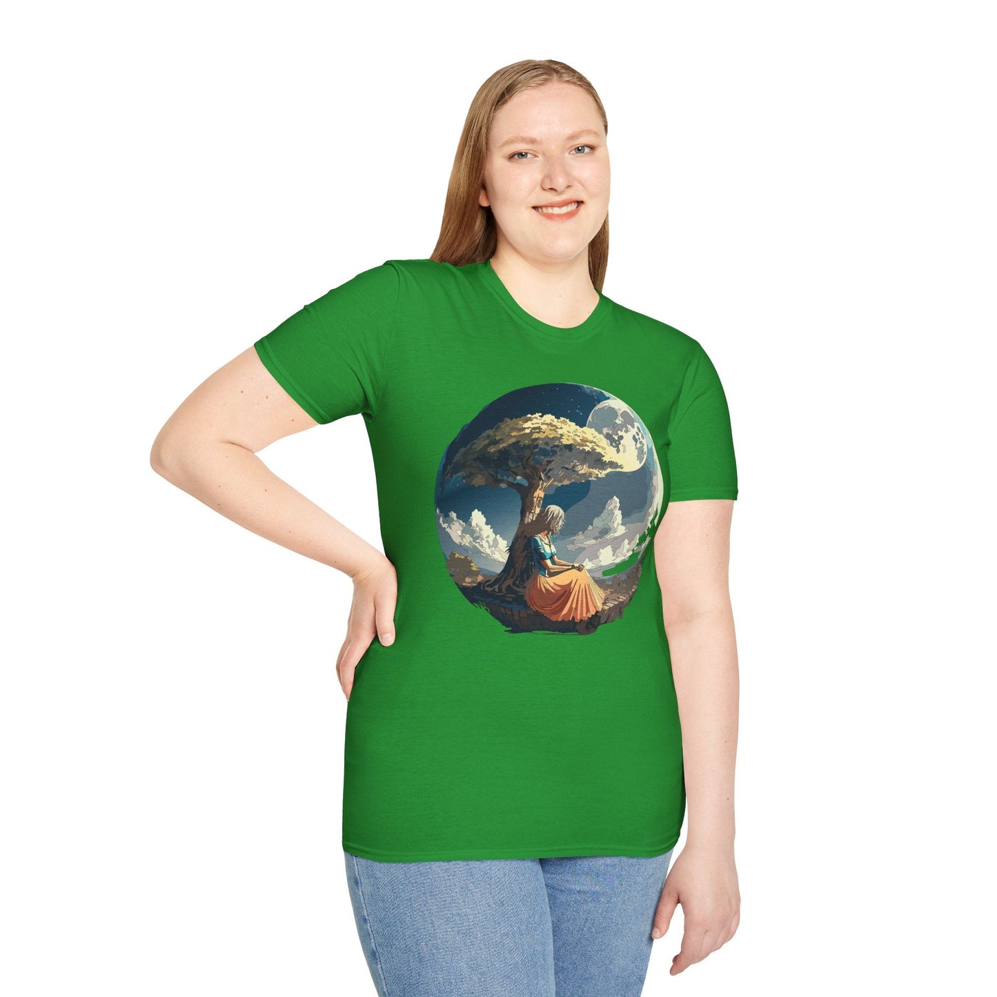 Unisex Graphic T Shirt Art Design Tee Softstyle 64000 Ring Spun Cotton Comfortable