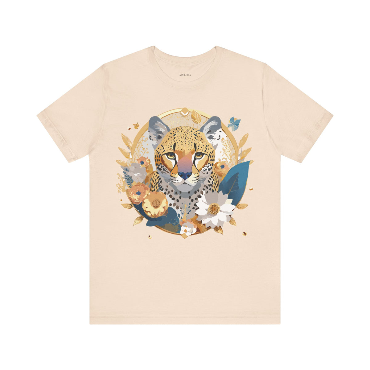 Medallion Graphic Unisex Cotton Bella+Canvas Tee with Art Design d60