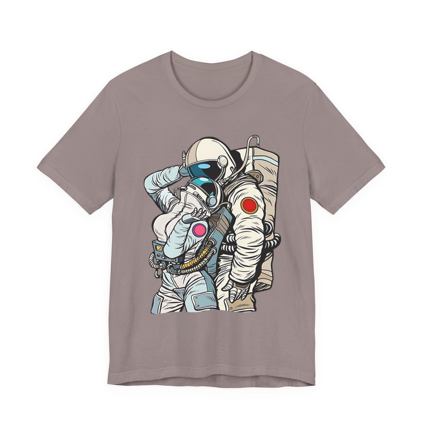 Unisex Astronaut T-shirt, Space Lovers Tee, Cosmic Top, Astronaut Graphic Tee, Cosmos Graphic T-Shirt, Love Shirt Art T-Shirt