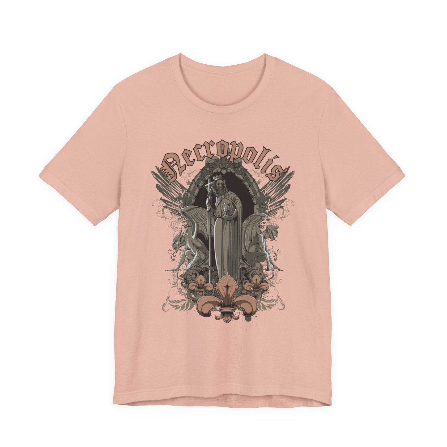 Gothic Skull Graphic Unisex Cotton T-Shirt r7